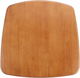 Veemoon Chair Seat Panel,Solid Wood Chair Seat Board Rustic Board Replacement Accessories Stool Repair Part Stool ing Part for Desk Dining (17.3 * 16.5 Inch)