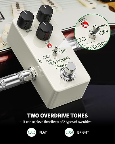 Miniatura 29 de Pedal de compresor, compresor de pedal de guitarra, mini pedal compresor para guitarra eléctrica bajo, True Bypass DC 9V