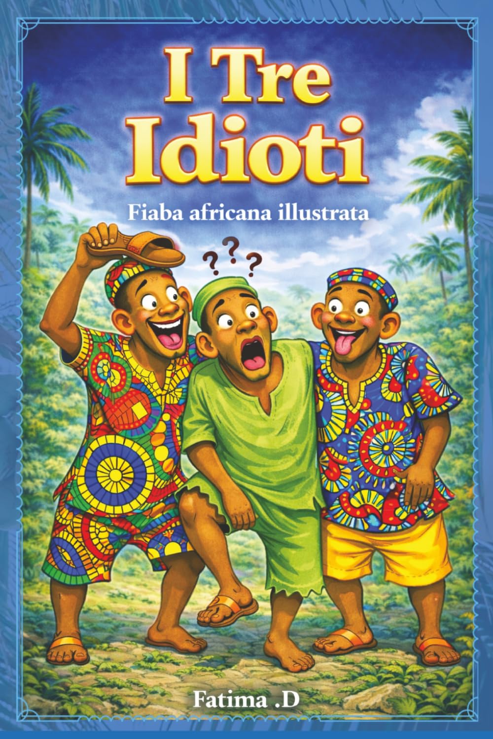 I TRE IDIOTI: Fiaba africana illustrata e divertente per bambini (4-10 anni)