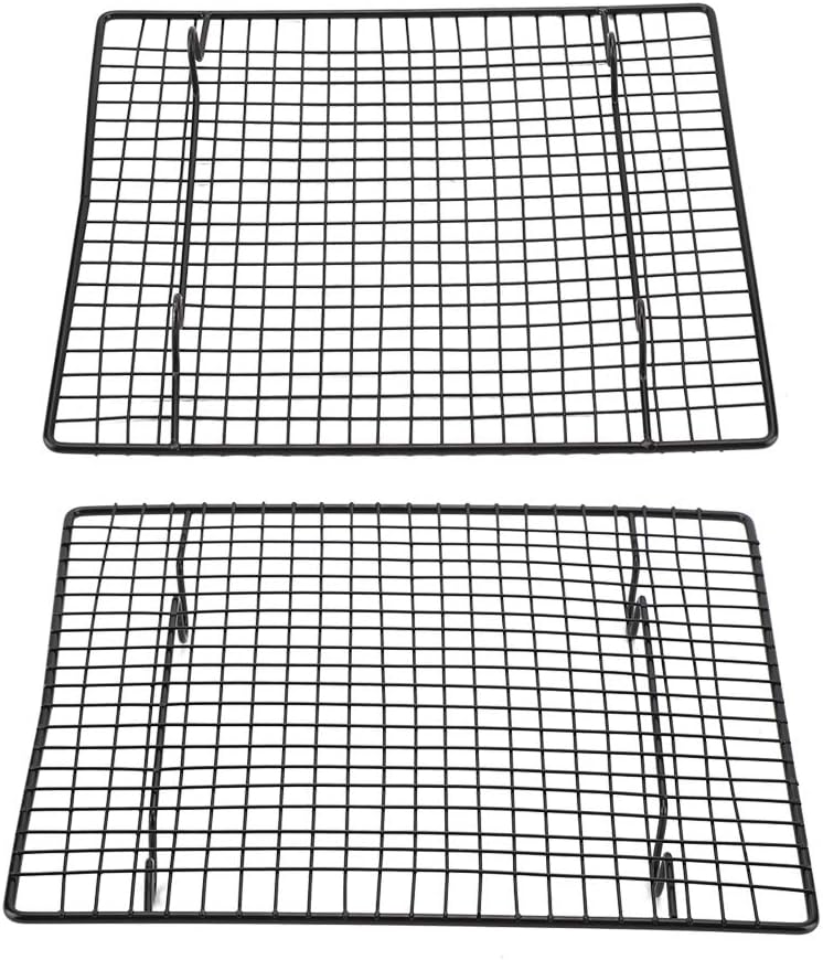 Cooling Rack, Stainless Steel Wire Rack Wire Cooling Mesh Cookie Baking Gadgets Nonstick Grill Tray for Baking Grilling Roasting