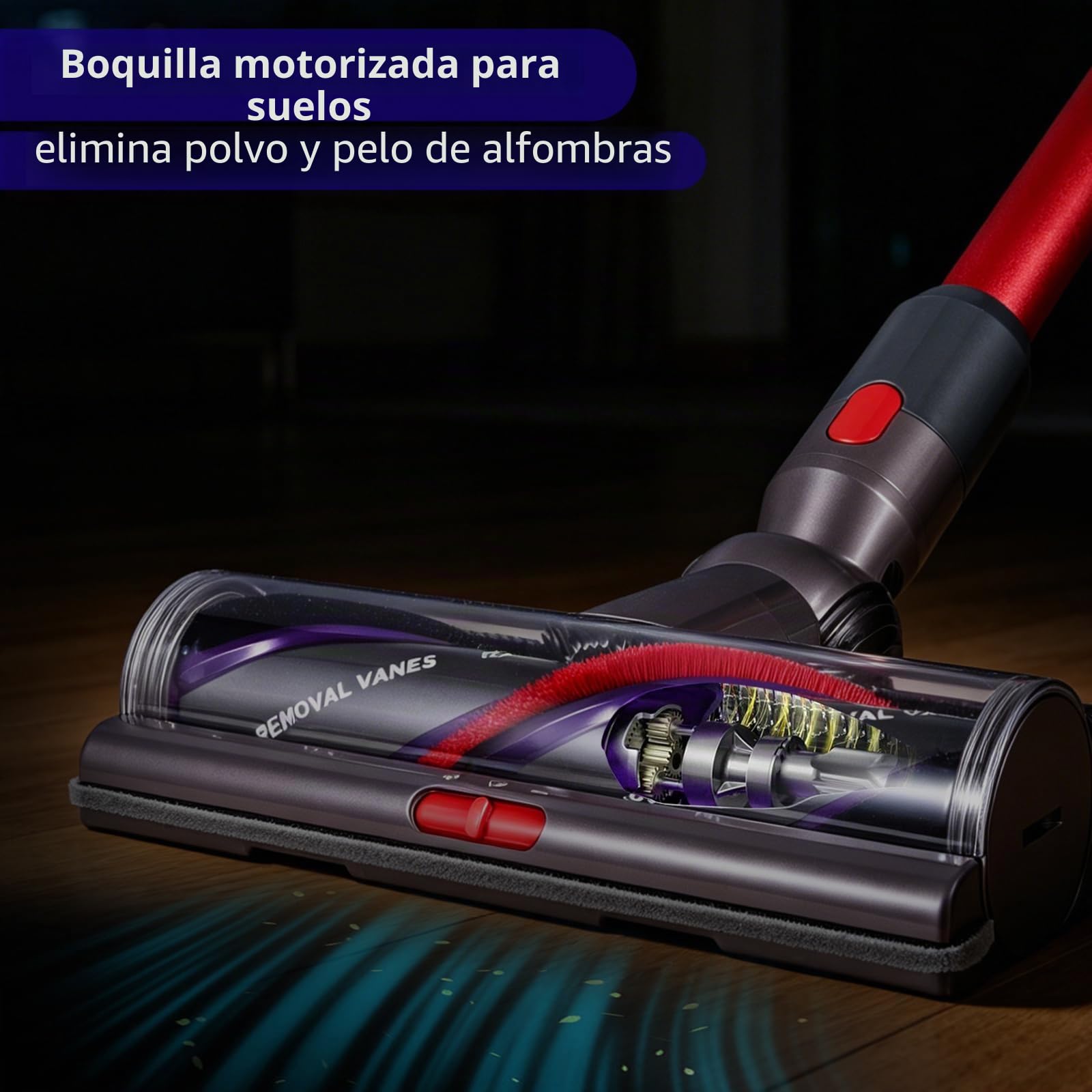 Cepillo de repuesto para Dyson V10 V11 V7 V8 V15 Boquilla de suelo motorizada Accesorios Boquilla de suelo Cepillo turbo para suelos duros y alfombras