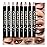 evpct 8Pcs Cream Eyeshadow Stick Set for Women, Nude Pink Light Mauve Brown Matte Rose Gold Copper Brown Champagne Shimmer, Silky Matte Shimmer Eyeshadow Applicator Sticks Eye Makeup sombras para ojos