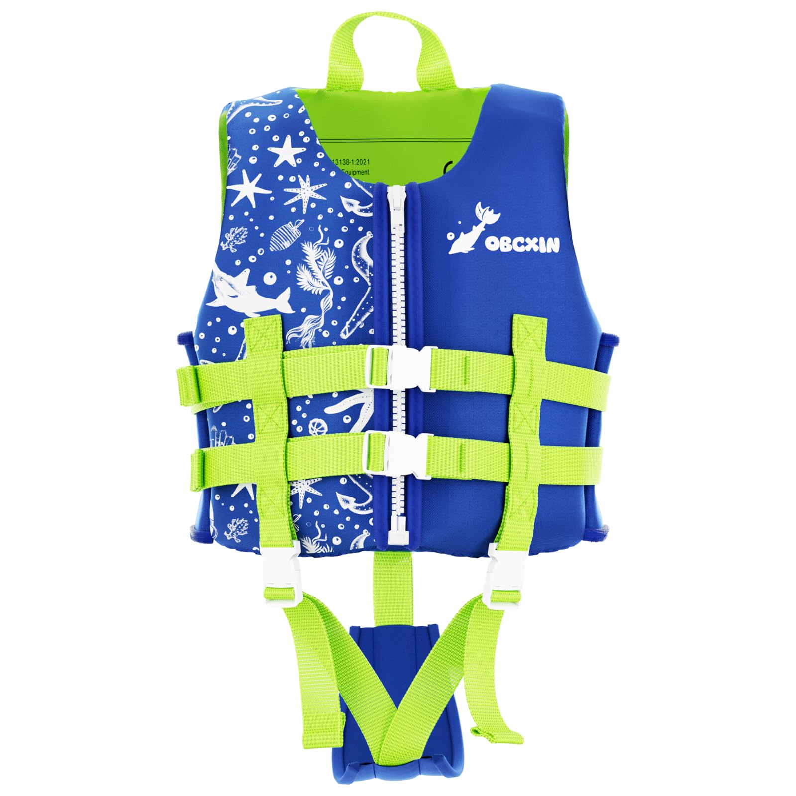 Obcxin Schwimmweste Kinder, Einstellbare Schwimmhilfe Auftriebshilfe für Mädchen & Jungen, CE-Zertifiziert, Ideal für Pool, Strand und Schwimmunterricht
