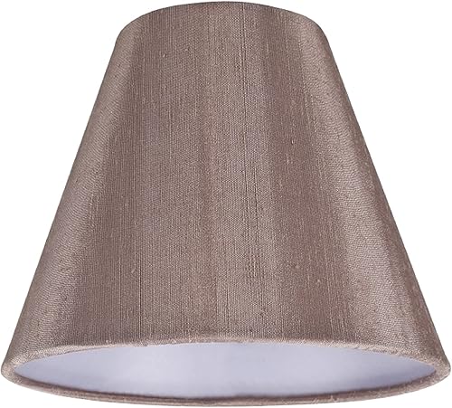 Miniatura 9 de Aspen Creative 32123-6A - Juego de lámparas de araña con clip en forma de imperio de parte trasera dura pequeña (paquete de 6), diseño de transición