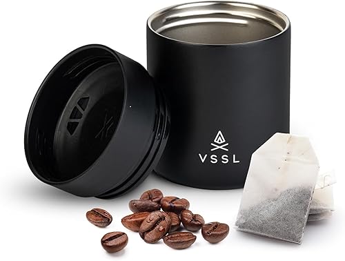 Miniatura 13 de VSSL Nest Pour Over - Juego de café, transportable y compacto, con taza de doble pared de 10 onzas, color crema Crema,Negro -,Everglade,Musgo