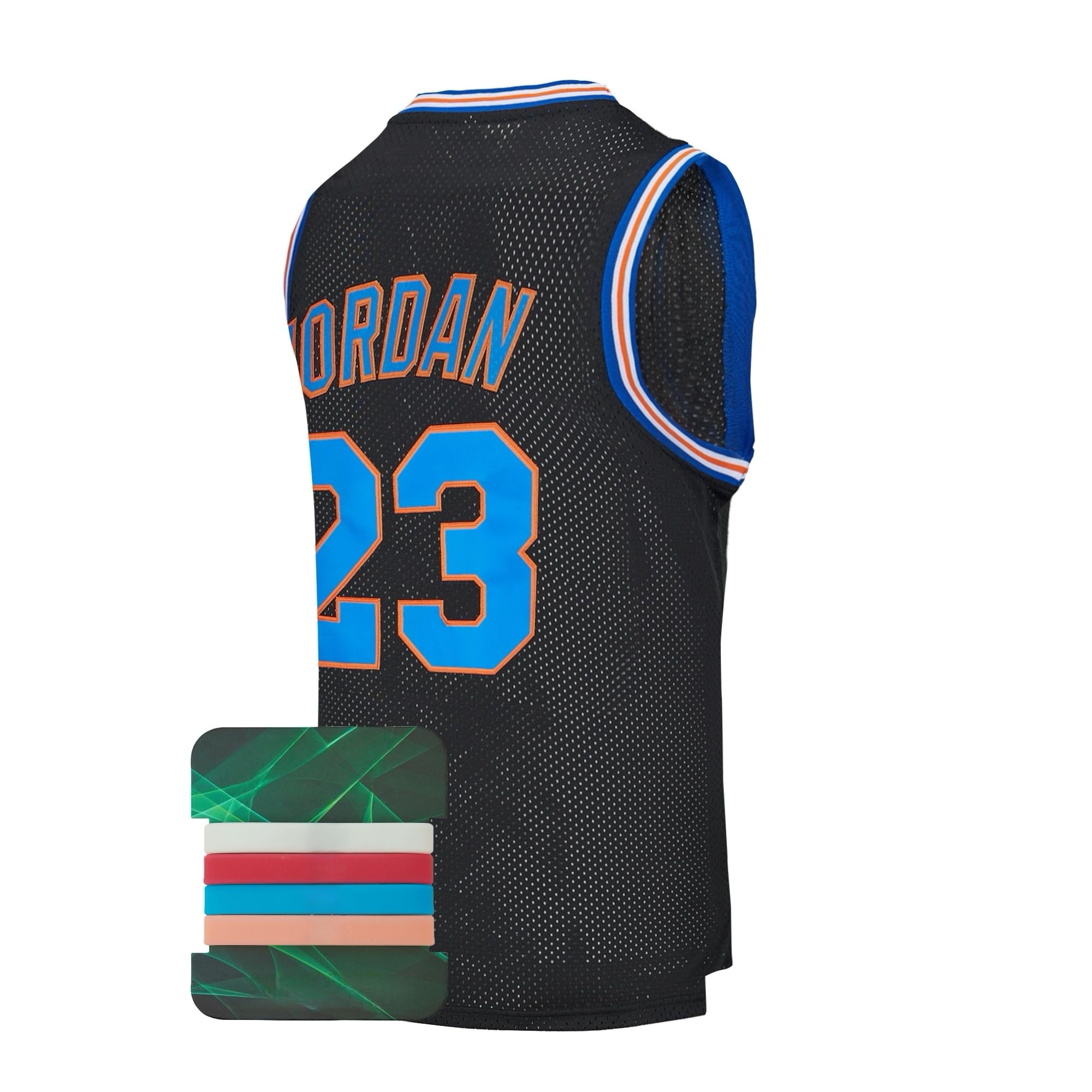 CAIYOO #23 Basketball Jersey for Men Movie Halloween Costume with Luminous Wristband