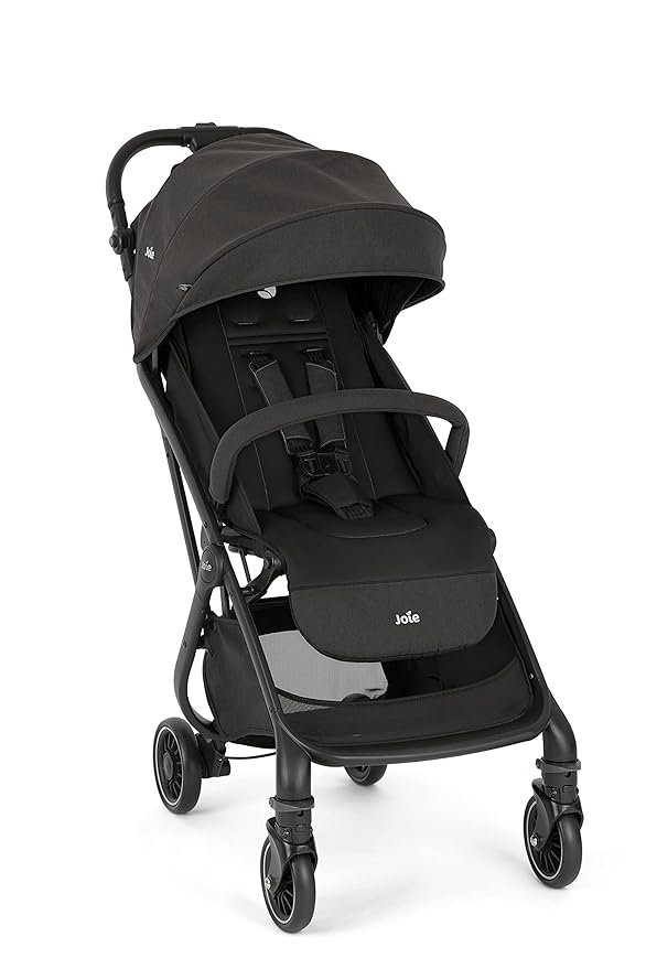 Joie Tourist 3in1 Compact Stroller - Compact Fold Pram with 5-Point Harness Lightweight Stroller for Baby Suitable from Birth to 15 kg, Approx 3 Years