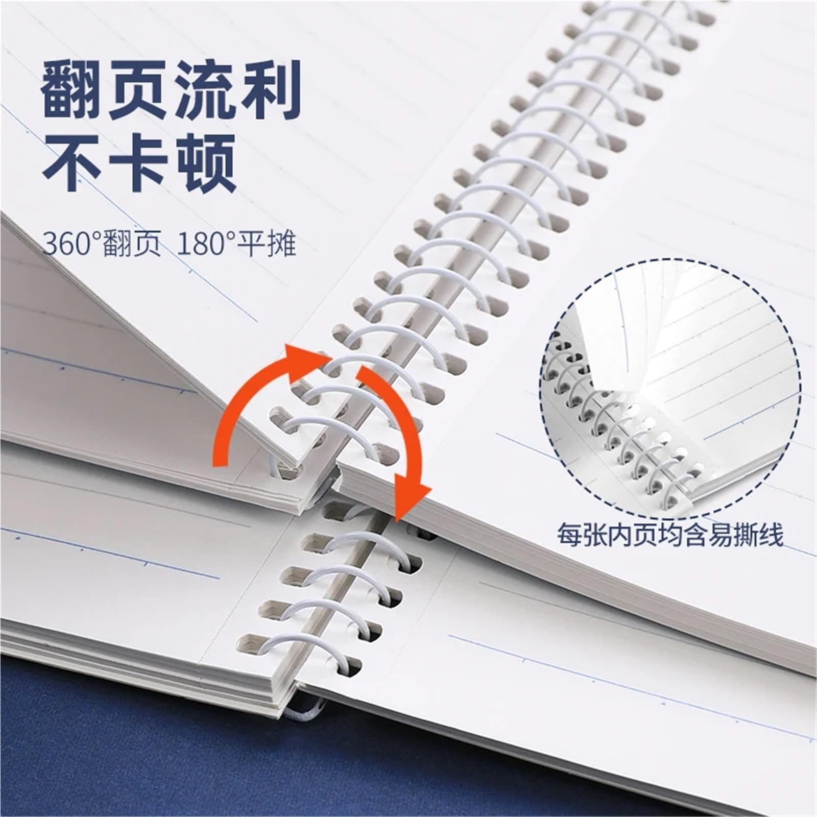 cuaderno espiral de líneas anchas 2 hojas A5 B6 con cuadrícula de puntos y papel for diario, borrador for útiles escolares, papelería.(Black)