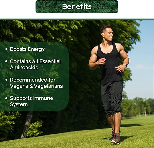 Miniatura 4 de NUTRINPRO Cápsulas orgánicas de espirulina  100% puras veganas, sin OMG, sin gluten, sin químicos (4800)