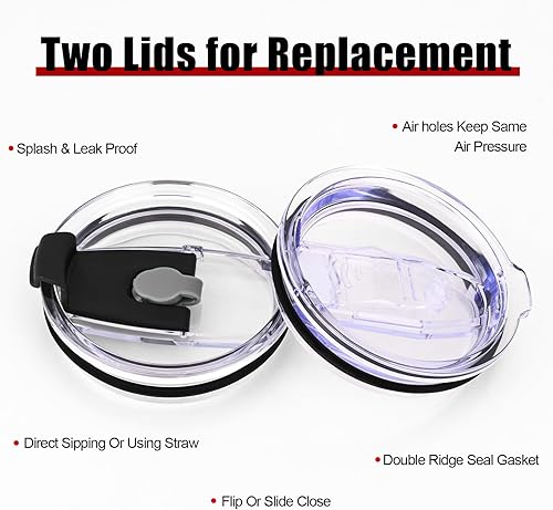 Miniatura 2 de LiqCool - Regalos de bomberos para hombres, vaso de viaje con diseño de bandera de línea roja fina, regalos geniales de bombero para marido,