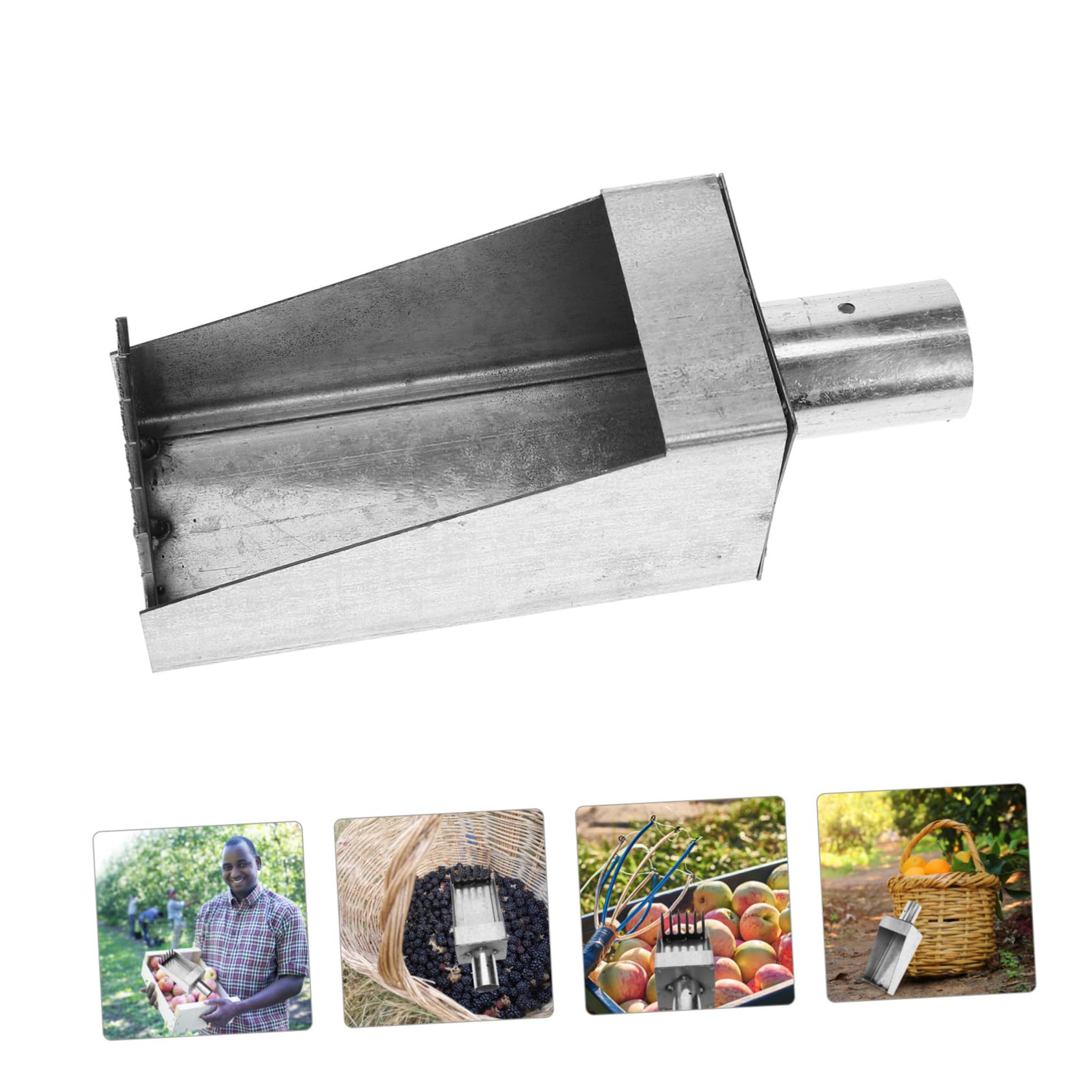 BESPORTBLE 2 Pezzi Strumento Raccoglitrice Di Frutta Orange Picker Raccolta Di Frutta Gabbia Dispositivo Di Raccolta Di Frutta Forniture Agricole Giardinaggio Raccolta Artigli Fattoria