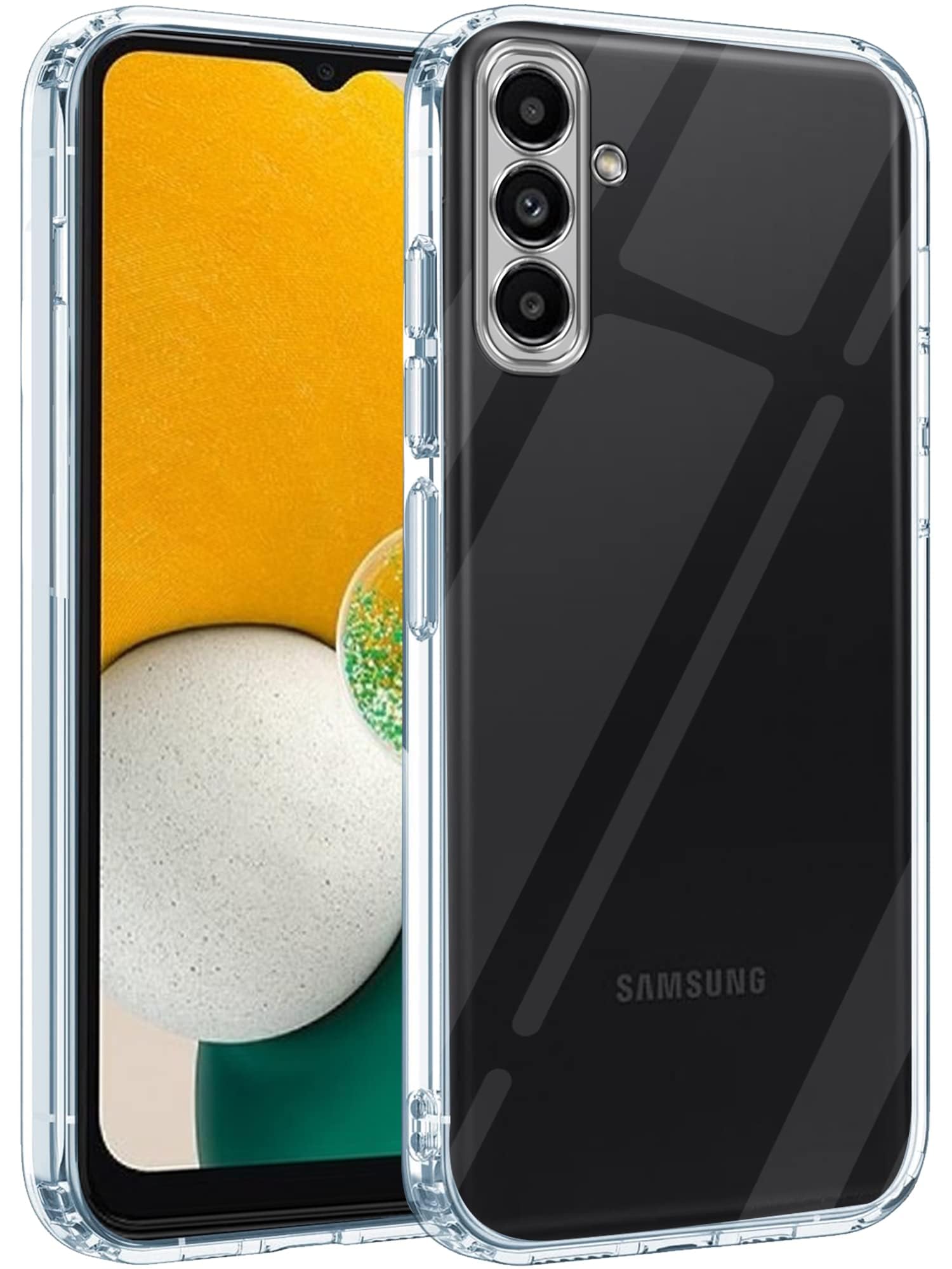 Jkobi Back Cover for Samsung Galaxy A14 4G | 5G (Silicone Clear Shockproof Case with Camera Protection | Soft and Flexible | Transparent) (B0C77G32GQ) Amazon Price History, Amazon Price Tracker