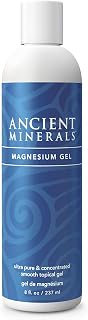 Ancient Minerals Magnesium Gel - 8oz Tube - Pure Genuine Zechstein Magnesium Chloride - Best for Massage, Topical Skin Dermal Absorption