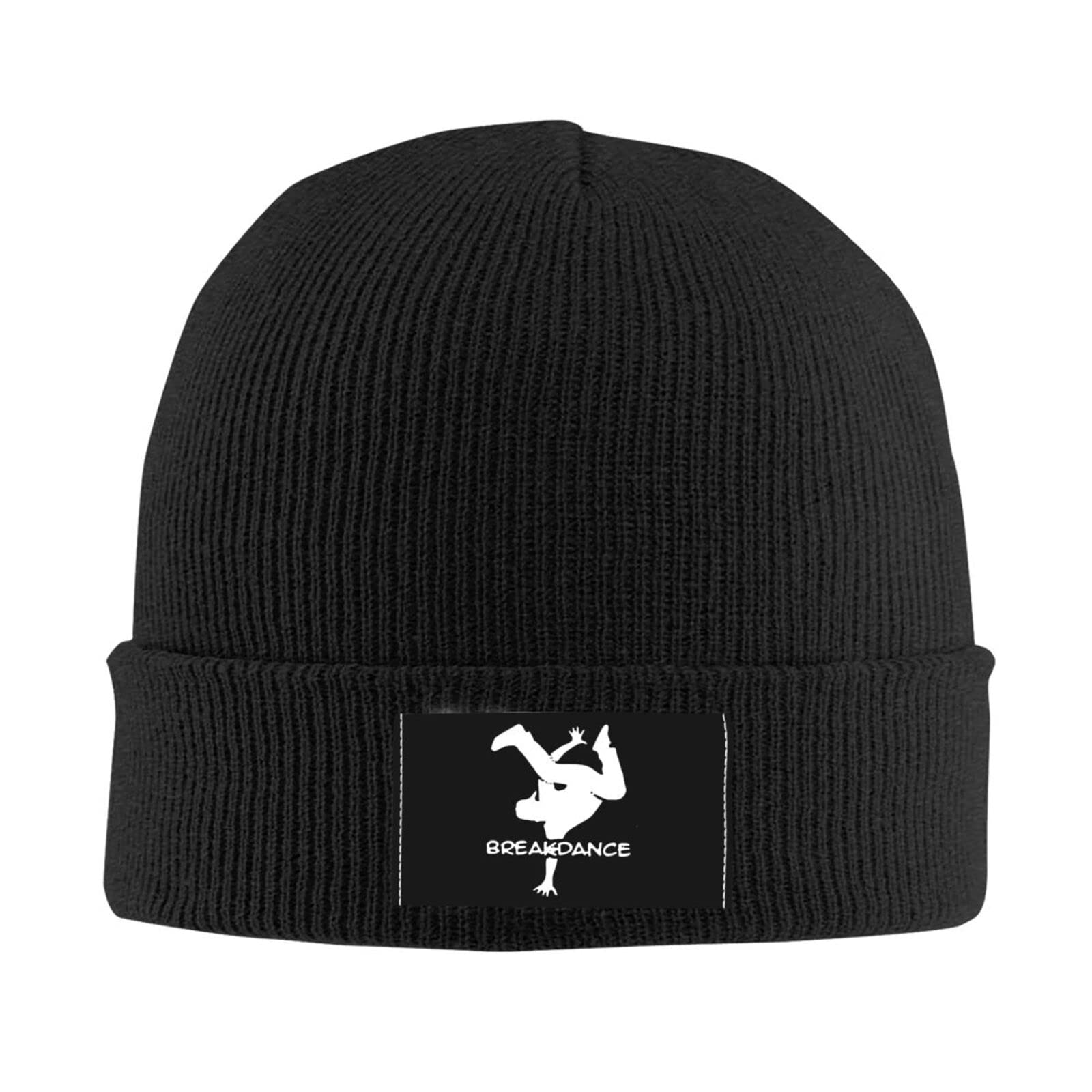 934 Women's Beanie Hat 147 Beanie Hat Breakdancing Silhouette Skull Cap Thick Sleep Hats Stretch Running Hat For Headwear Daily Wear Cycling