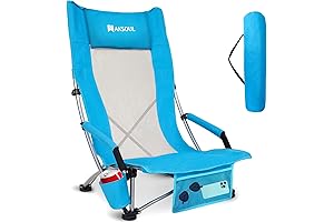 Low or High Back Beach Lying Chairs