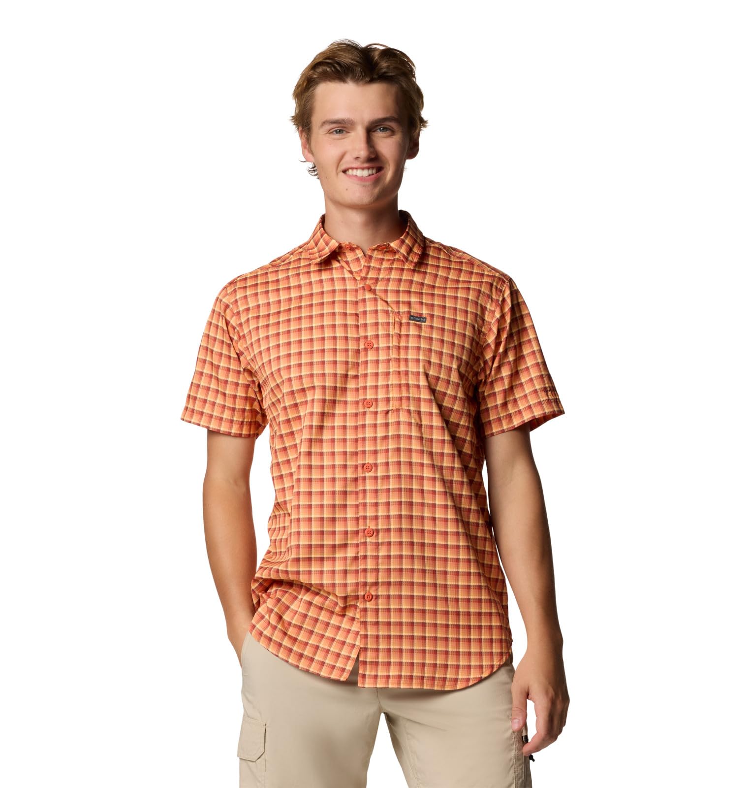 Columbia Mens Silver Ridge Utility Lite Novelty Short Sleeve