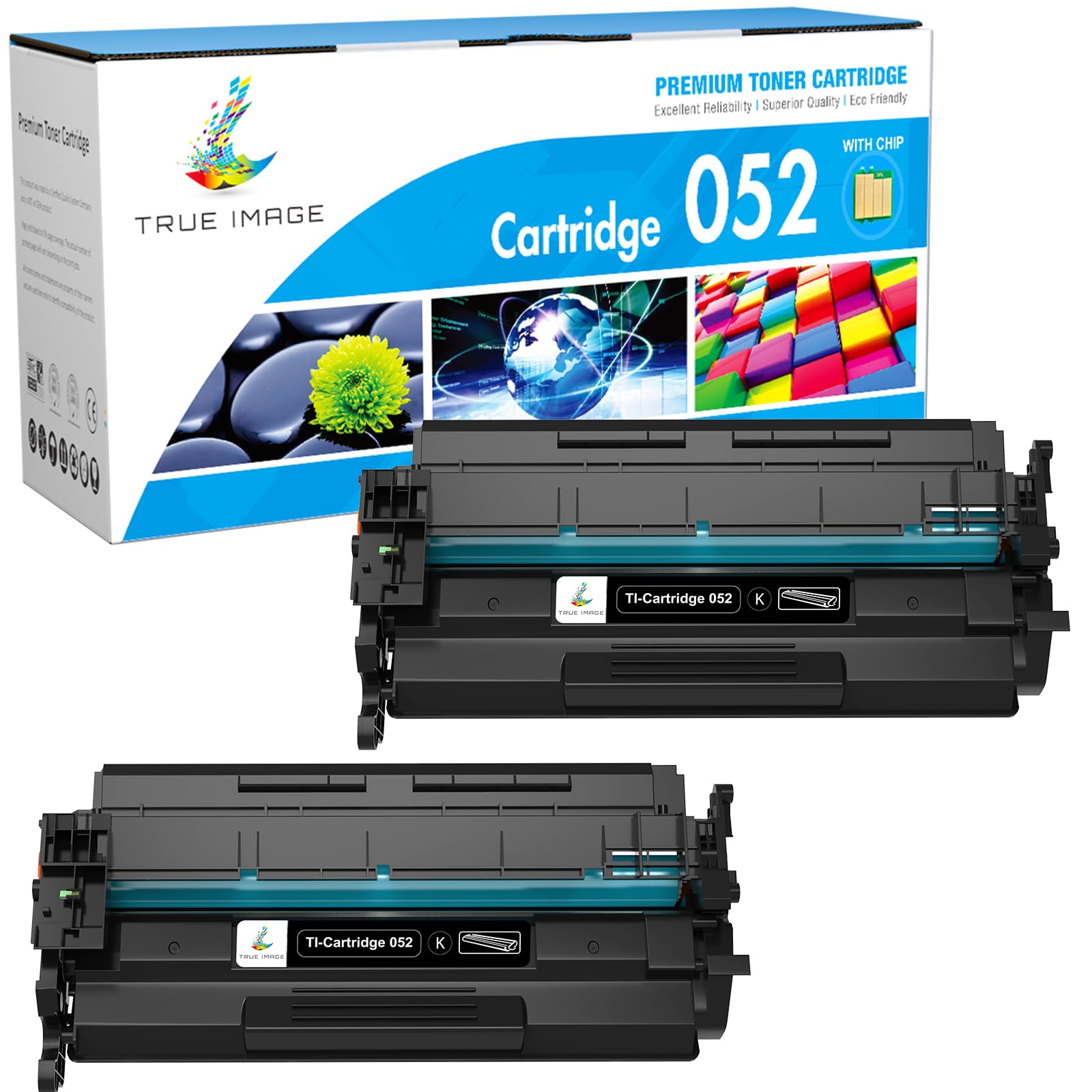 052H Toner Cartridge Black 2-Pack Compatible Replacement for Canon 052 052H CRG-052 Toner for ImageCLASS LBP214dw LBP215dw MF426dw MF424dw MF429dw Printer Ink