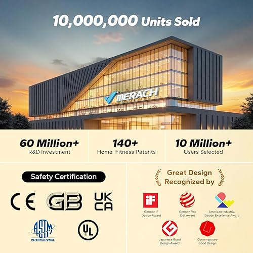 Miniatura 9 de MERACH Máquinas de remo para el hogar, potente máquina de remo electromagnética con riel extendido de 51.2 pulgadas, remo de ajuste de resistencia