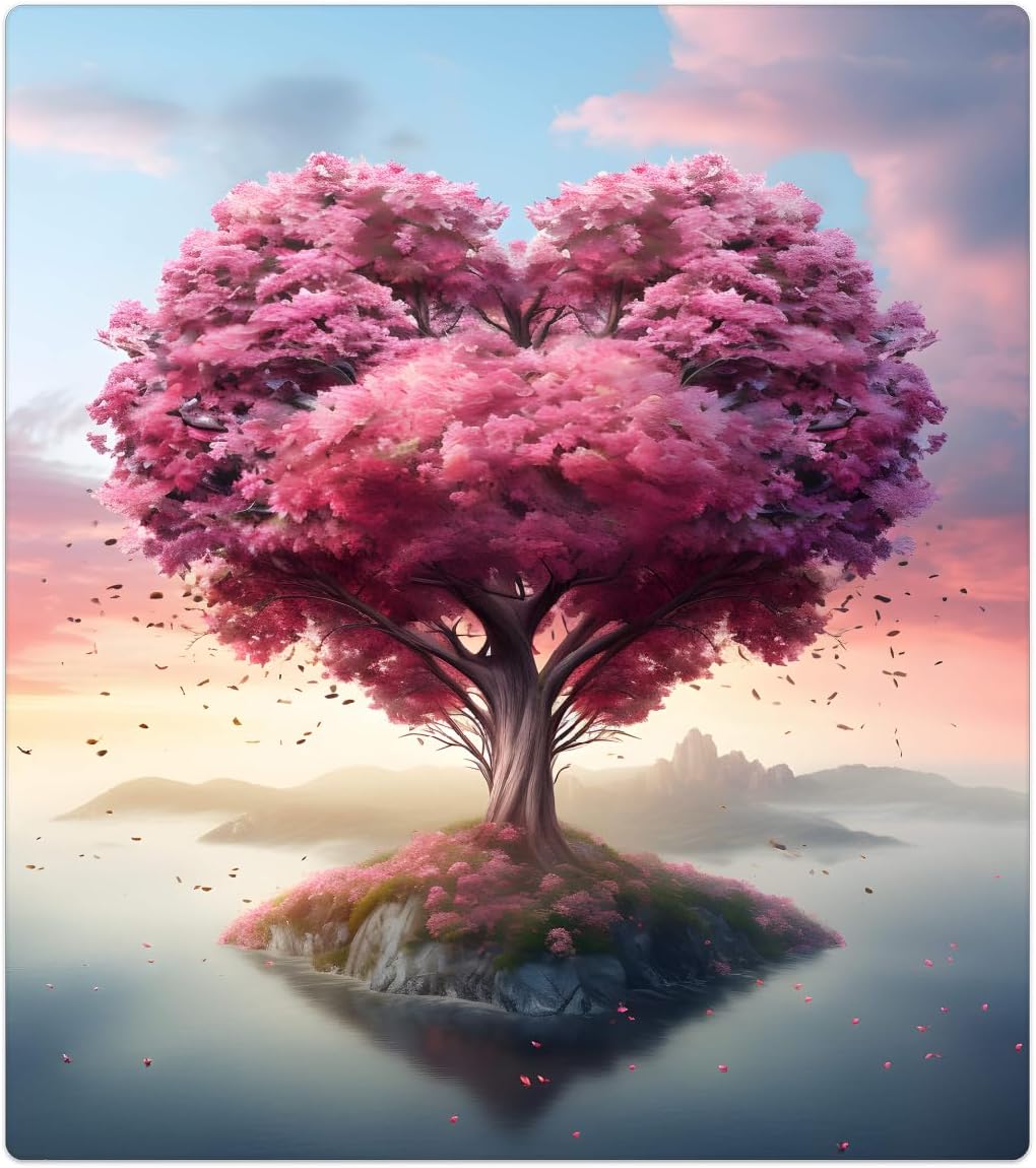 Valentine Day Tree Dishwasher Magnet Cover Magnetic Dishwasher Decorative Cover Front Dishwasher Door Covers Reuseable Dishwasher Covers Decal for Kitchen Home Decorative