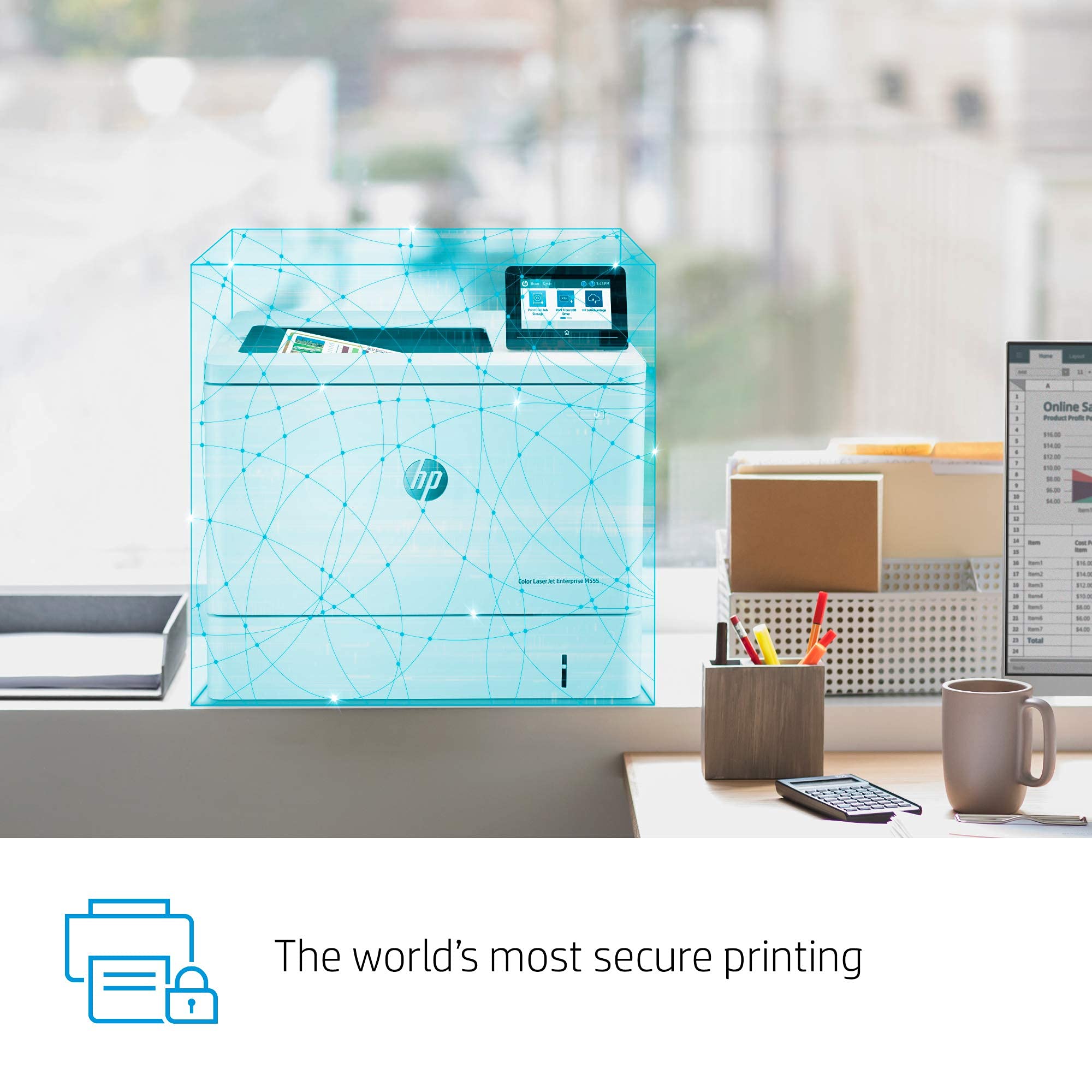 Amazon.com: HP Color Laserjet Enterprise M555dn Duplex Printer