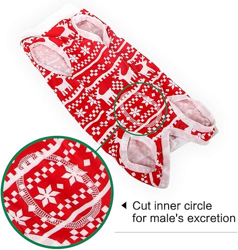 Miniatura 3 de LIANZIMAU Traje de recuperación quirúrgica para perro, heridas abdominales transpirables y protege la piel, anti lamer, cono E, collar alternativo