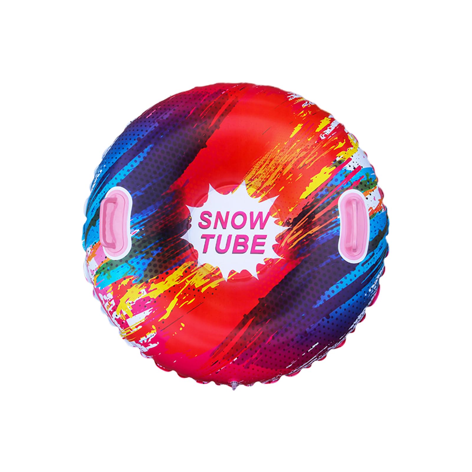Snow Tubes Sleds - Inflatable Sled | Colorful Snow Sled Toys for Sledding with Handles, Anti-Tip-Over Design Snow Tubes for Sledding, for Kids Adults Family