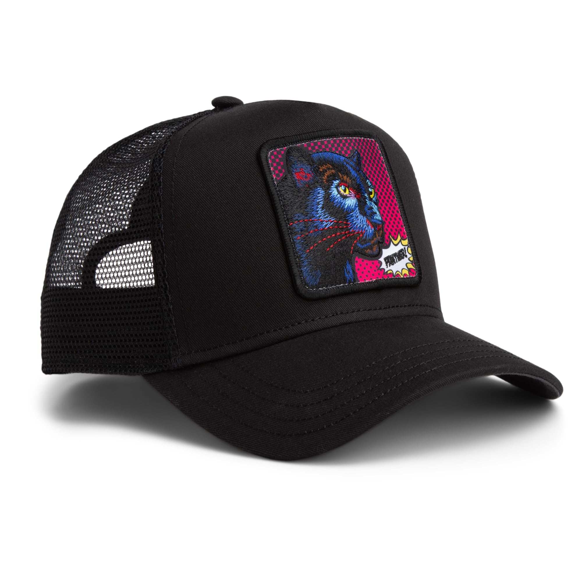 Goorin Bros. Popart Panther Cap Basecap Baseballcap Truckercap Meshcap Damen/Herren - Snapback, mit Schirm Frühling-Sommer Herbst-Winter Frühjahr Sommer Herbst Winter