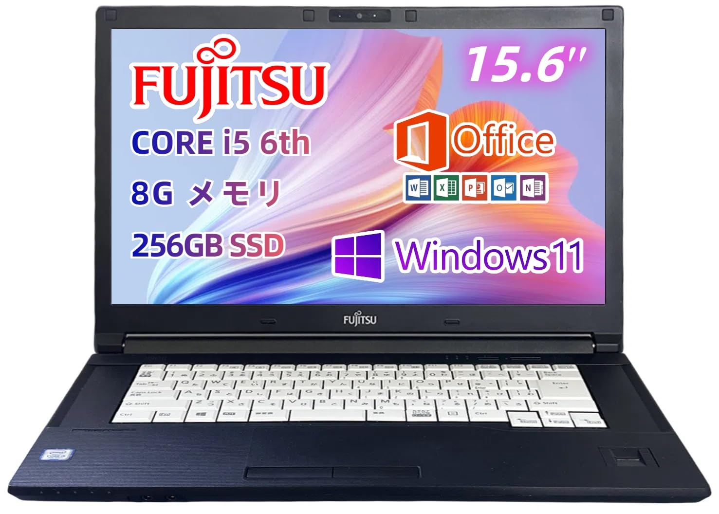 日本製 超高速SSD 15.6型 ノートパソコン 富士通 H760 良品 第6世代 