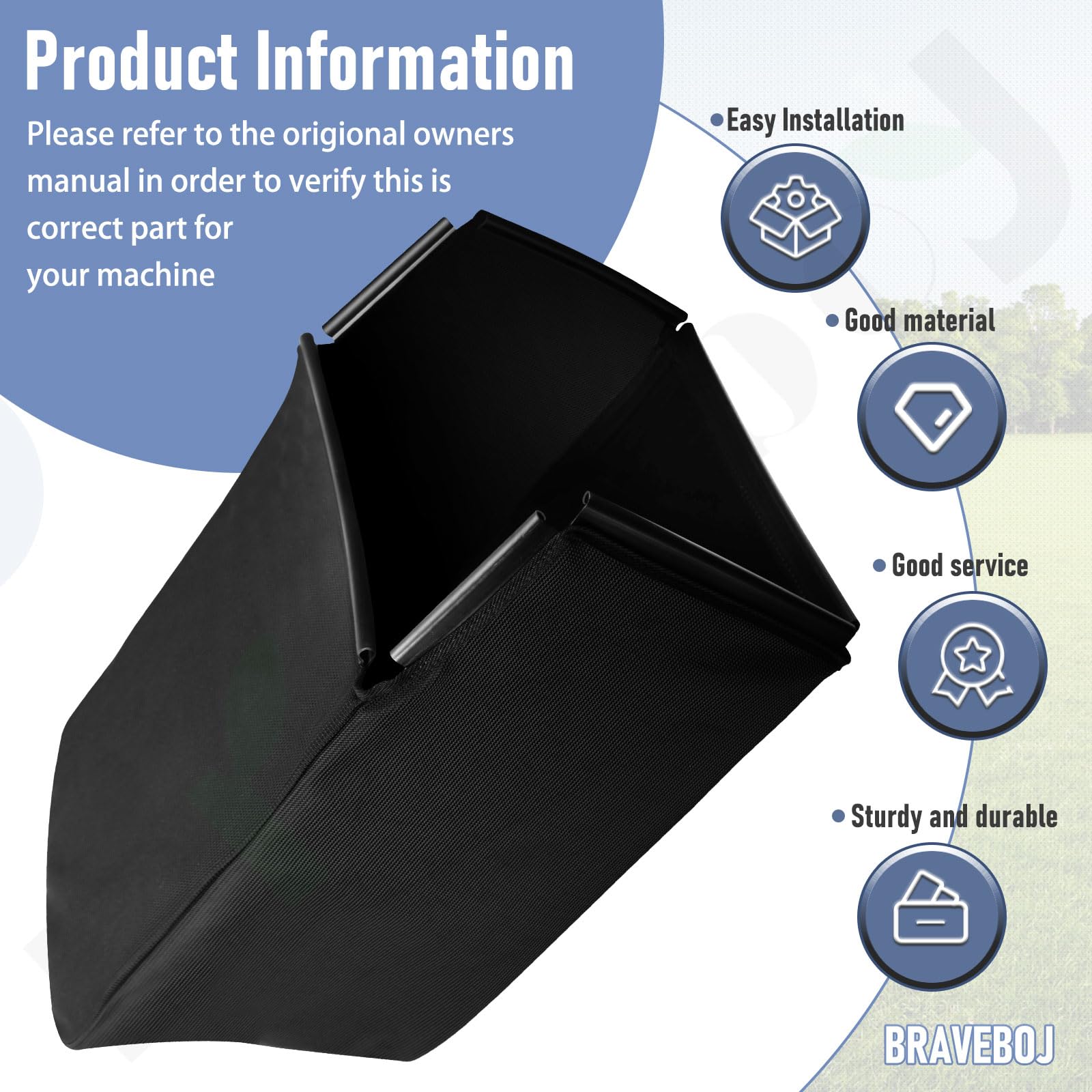 Amazon.com: 116-6350 Grass Bag - by Braveboy, Compatible with