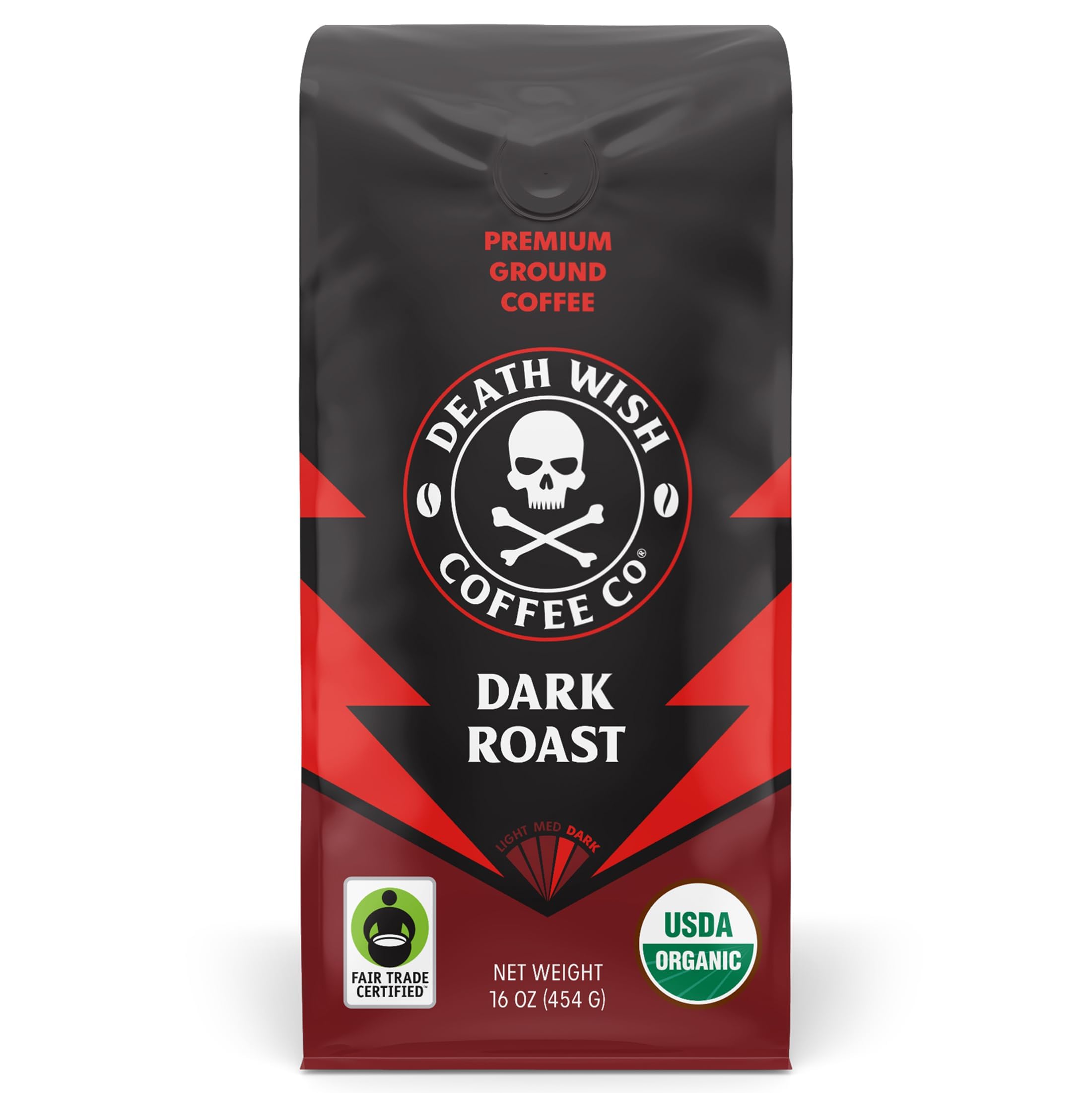 Death Wish Coffee, Organic and Fair Trade Dark...