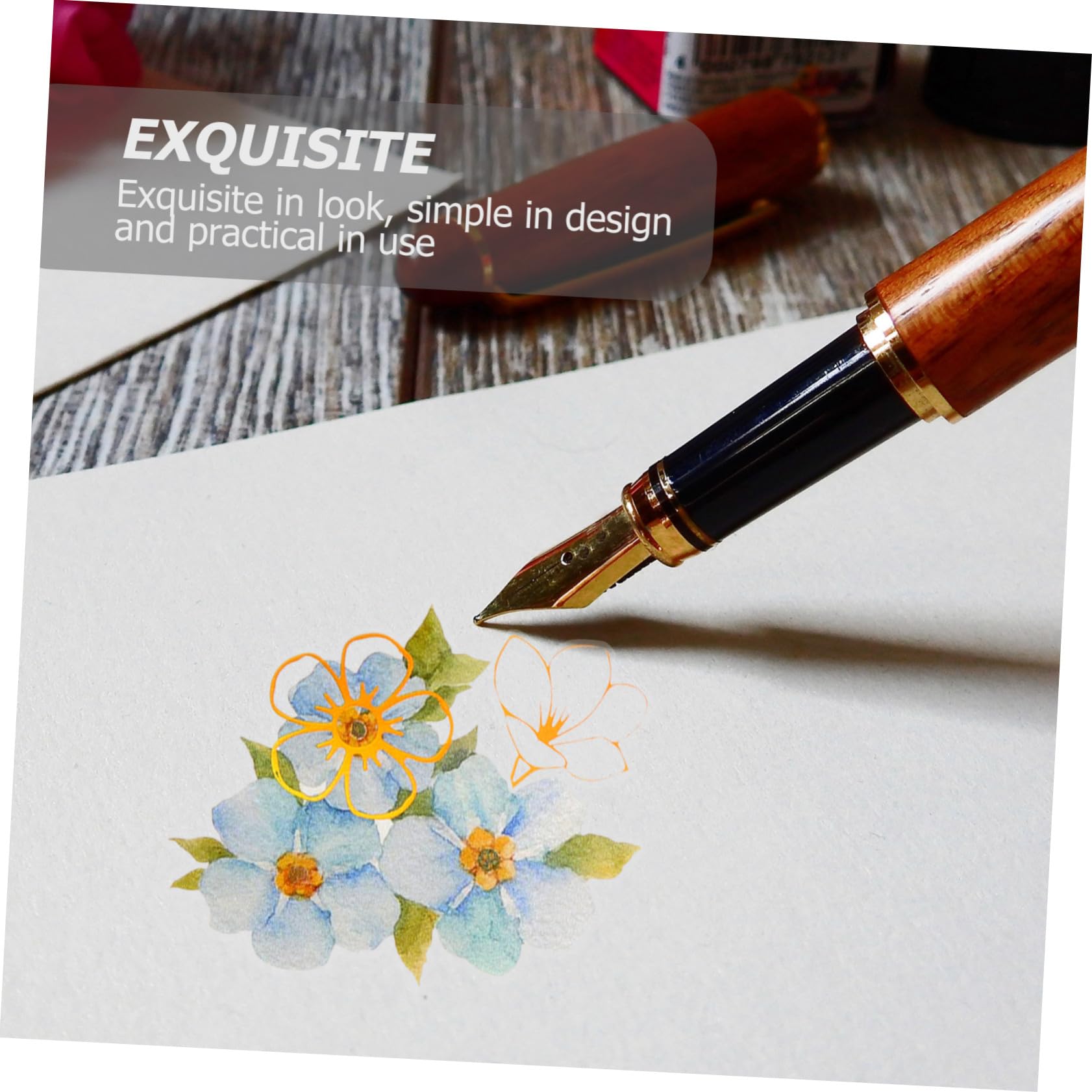 jojofuny 12 Set Adesivi Decorativi Floreali per Scrapbooking Stili Unici per Album e Progetti Diy Adesivi Impermeabili per Decorare Libri