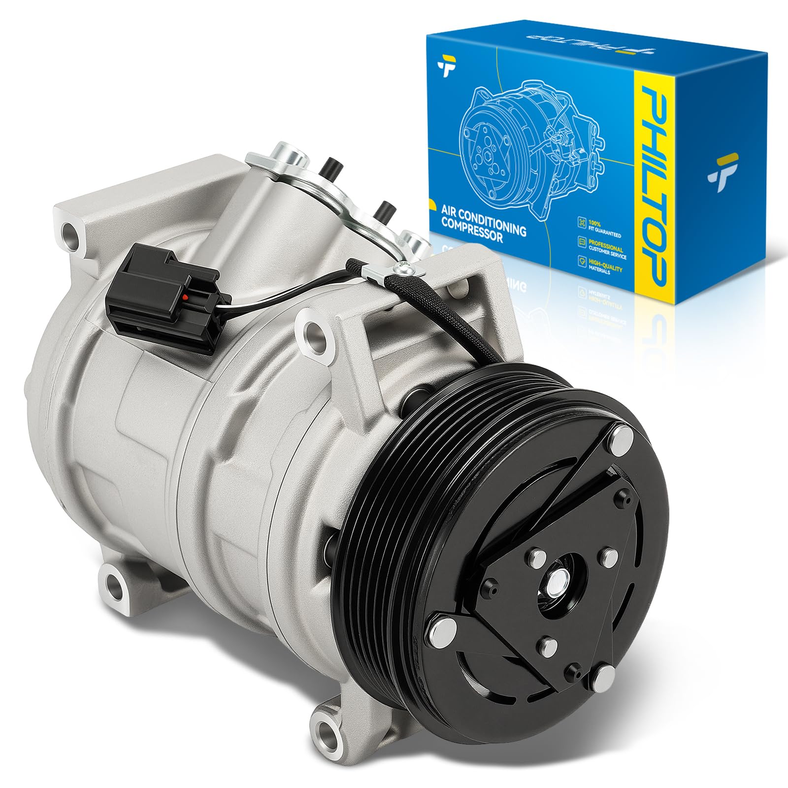 PHILTOP NEW AC Compressor w/Clutch for Chevy Traverse 2009-2012