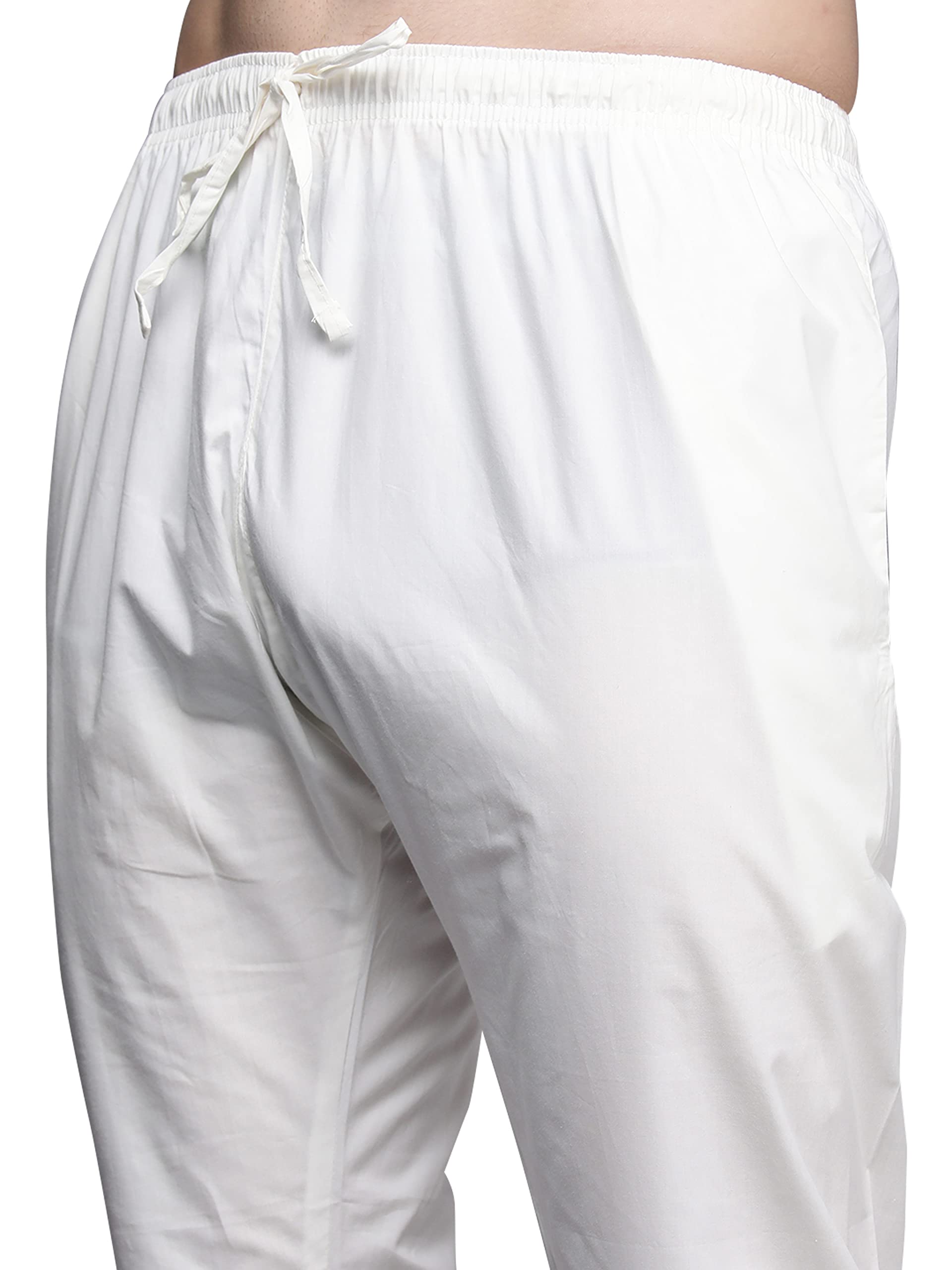 Manyavar Set Kurta da uomo in tinta unita ricamato (2 pezzi)