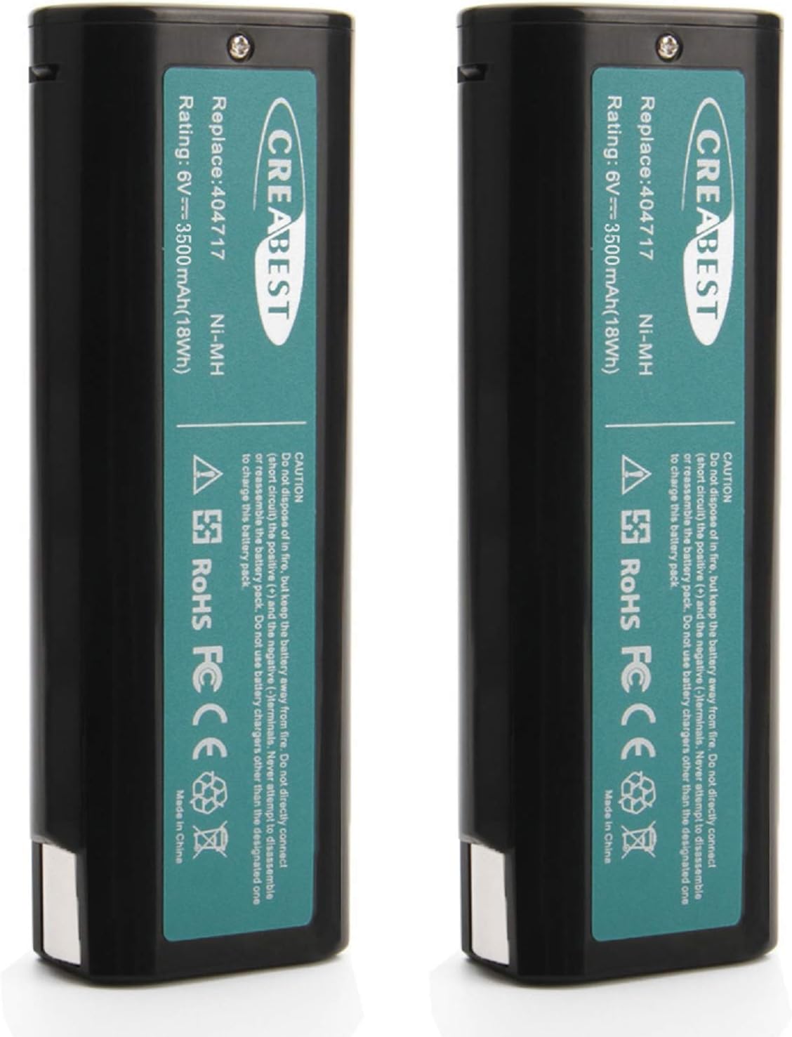 CREABEST 2Pack 6V 3.5Ah Ni-MH Repalcement Battery for paslode 404717 900420 BCPAS-404717 404400 900400 B20544E 900600 901000 902000 B20720 CF-325 IM200 F18 IM250 IM250A IM350A IM350CT PS604N