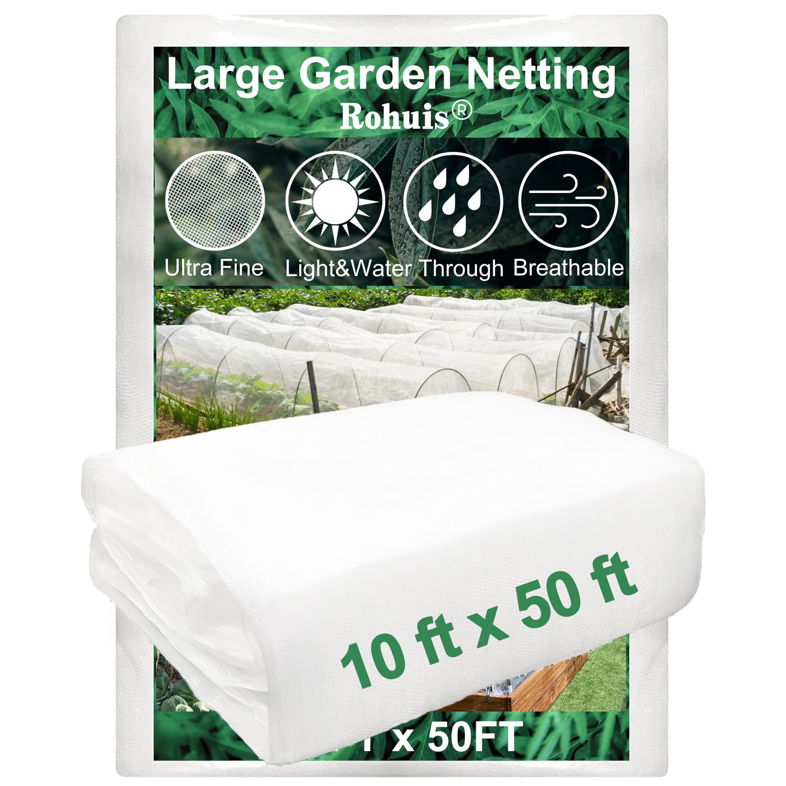 Rohuis Garden Netting Pest Barrier