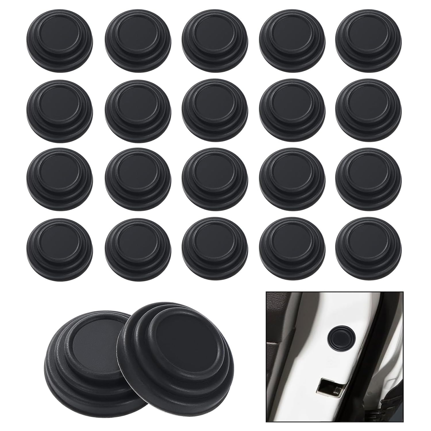 WTHDPHHH Car Door Shock Absorber Pads for Lexus LBX 2023-2024, Easy Installation Door Anti-collision Pads