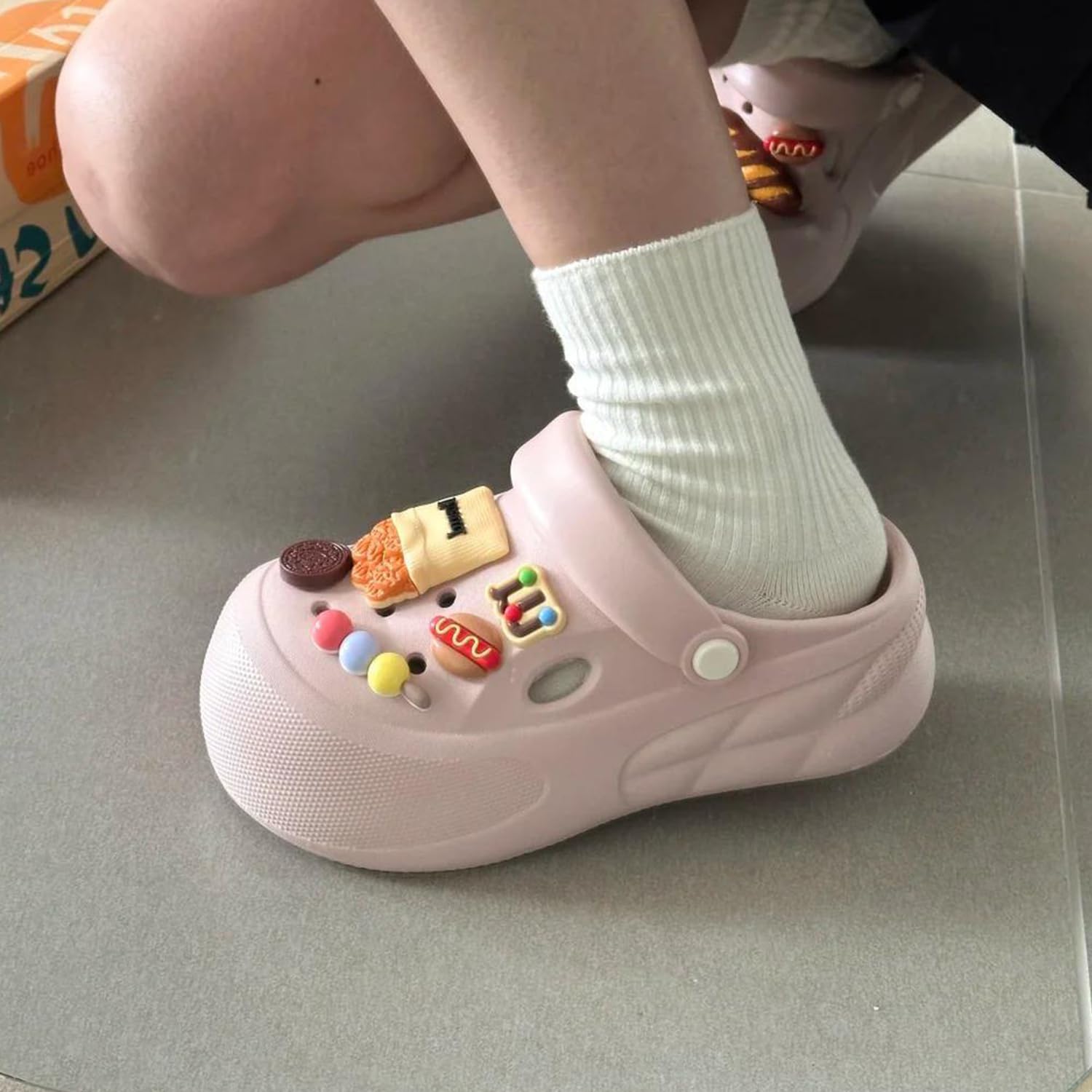 ZDNT 30 sztuk guzików do Crocs, Croc nity guziki, szpilki Croc, plastikowe zatrzaski, nity i guziki zapasowe do butów i szpilek do butów w stylu Crocs