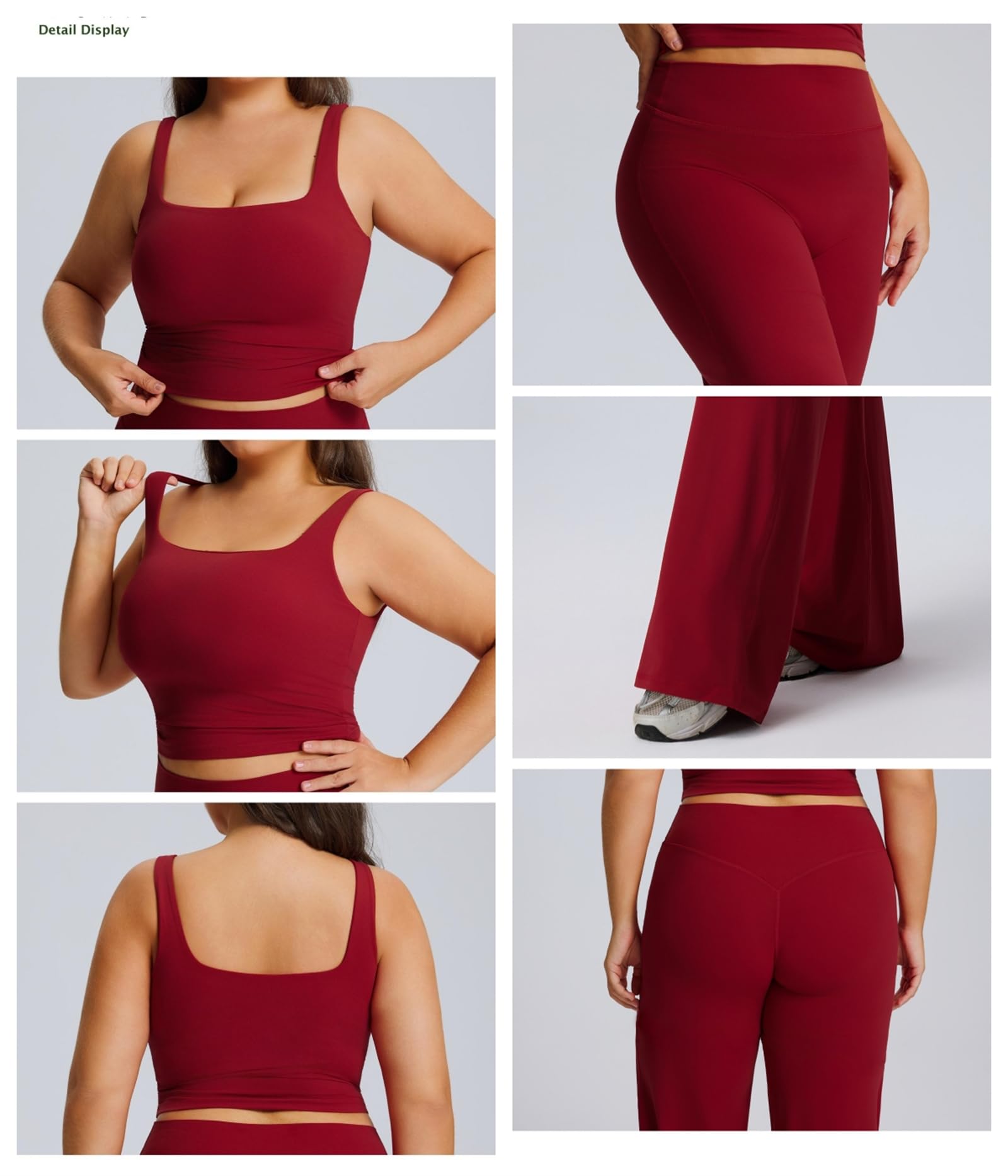 Donne Yoga Allenamento Set 2 Pezzi Vestiti Casual Sport Canotte Reggiseno Canotta Palestra Yoga Pantaloni Leggings Allentati Stretch Pantaloni della tuta