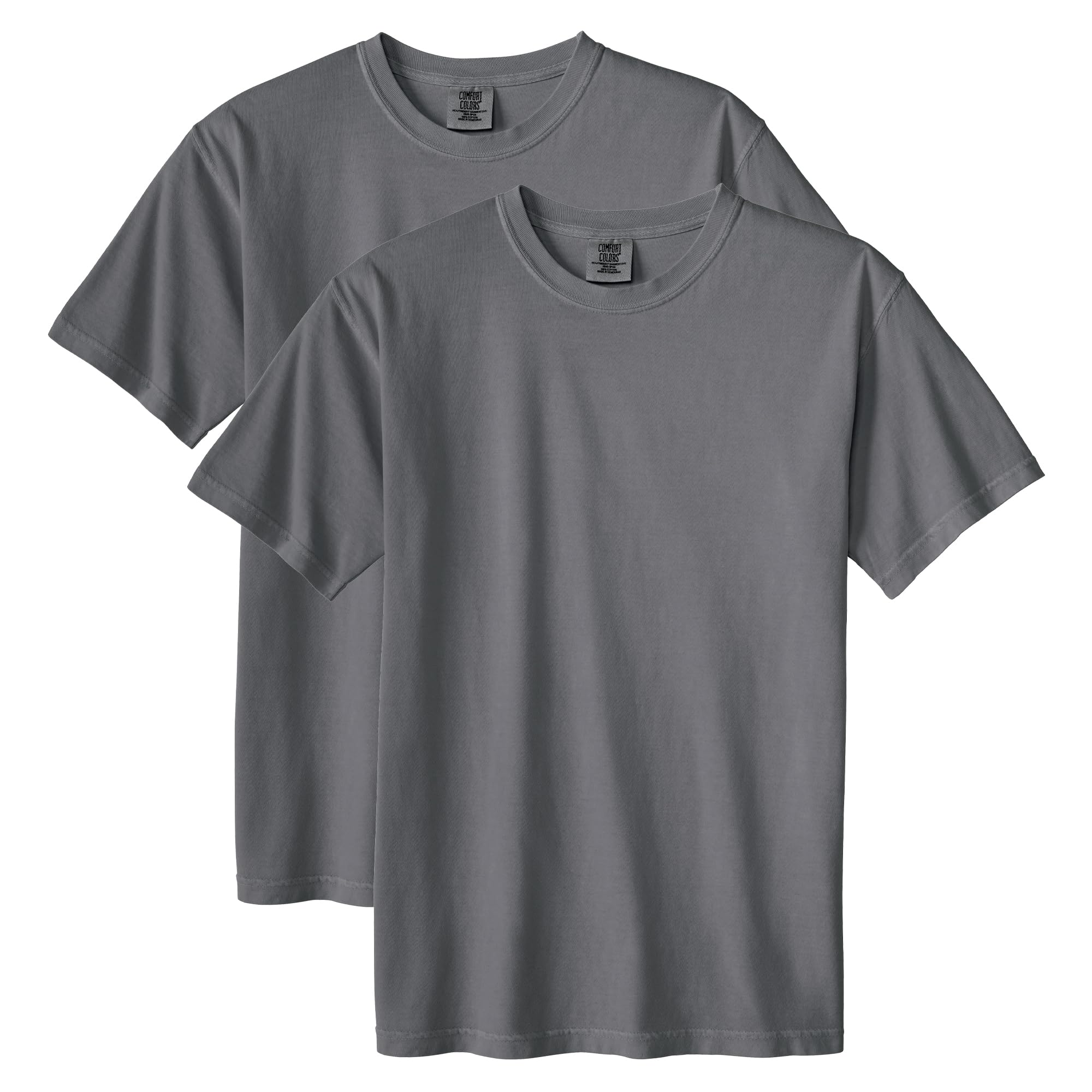 Comfort Colors T-Shirt, Pepper (2-Pack), XL