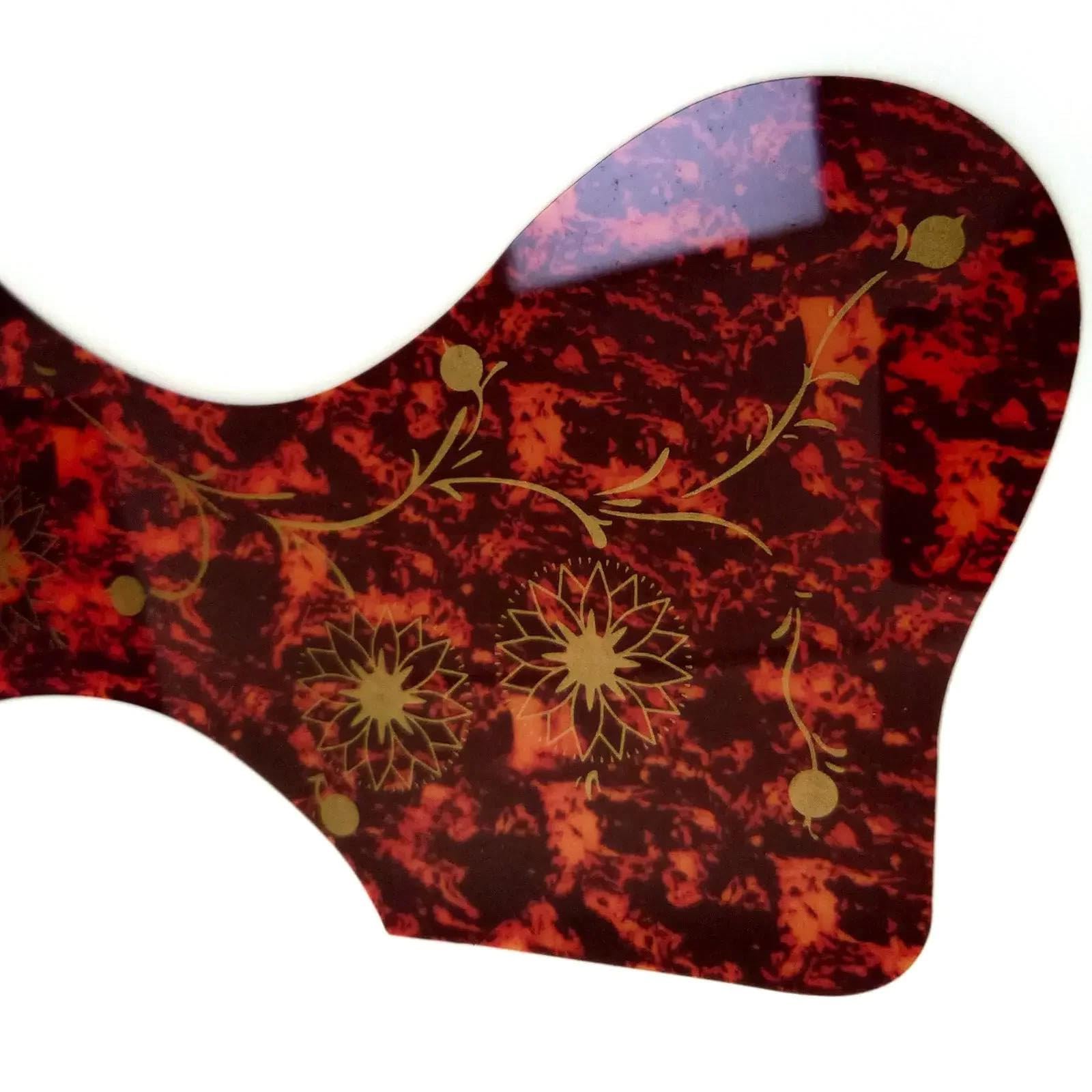 Uniwersalna osłona pickguardu do gitary akustyczne Pickguard do gitary akustycznej w kolorze żółwia