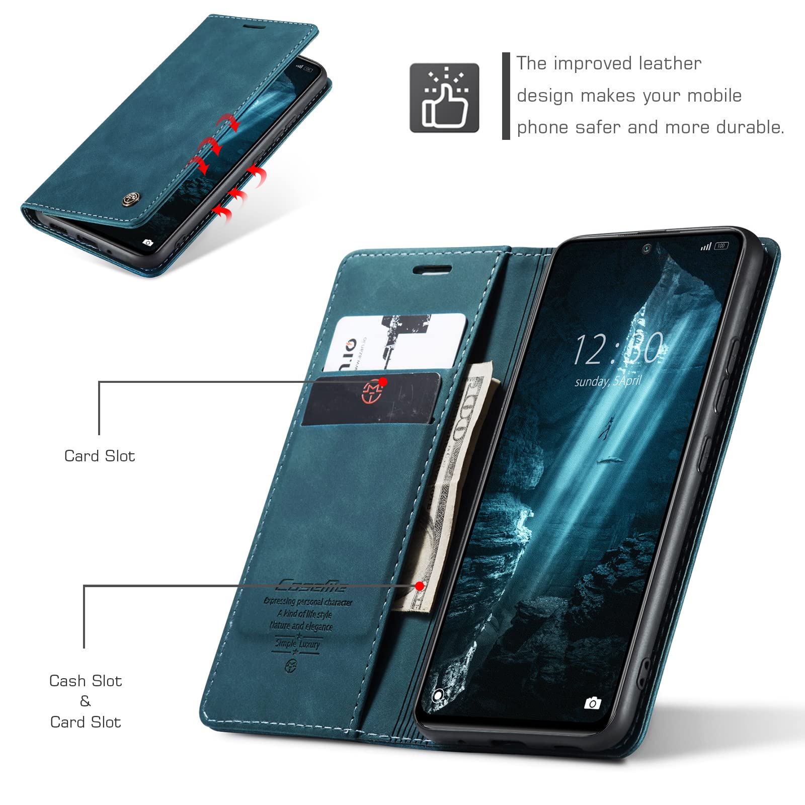 COVER FLIP A LIBRO Per XIAOMI 12X CUSTODIA PORTAFOGLIO