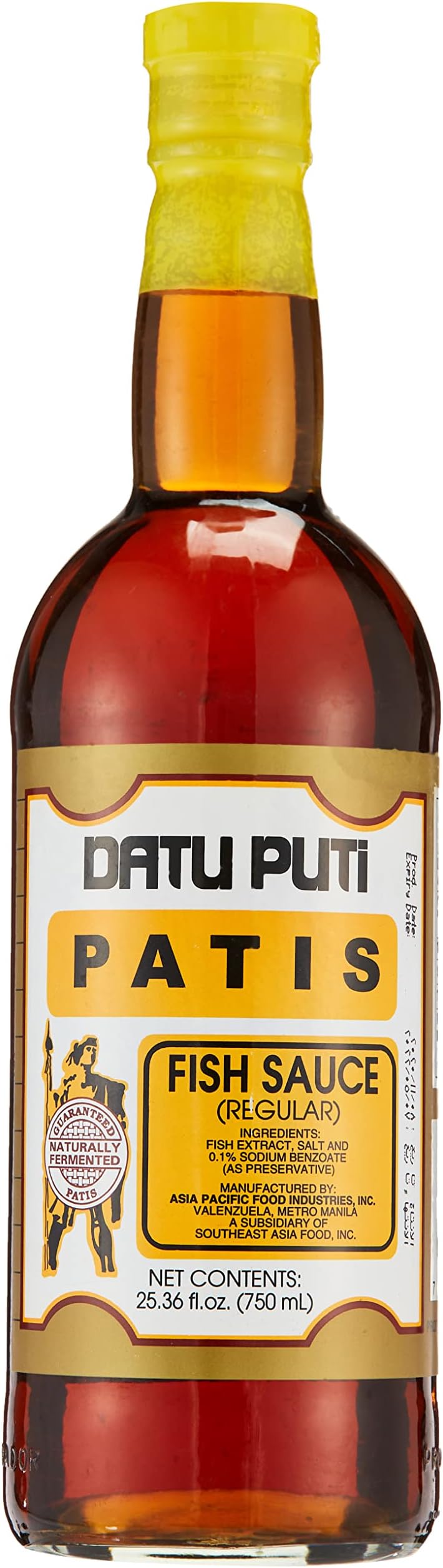 PATIS FISH SAUCE 750ML, YELLOW