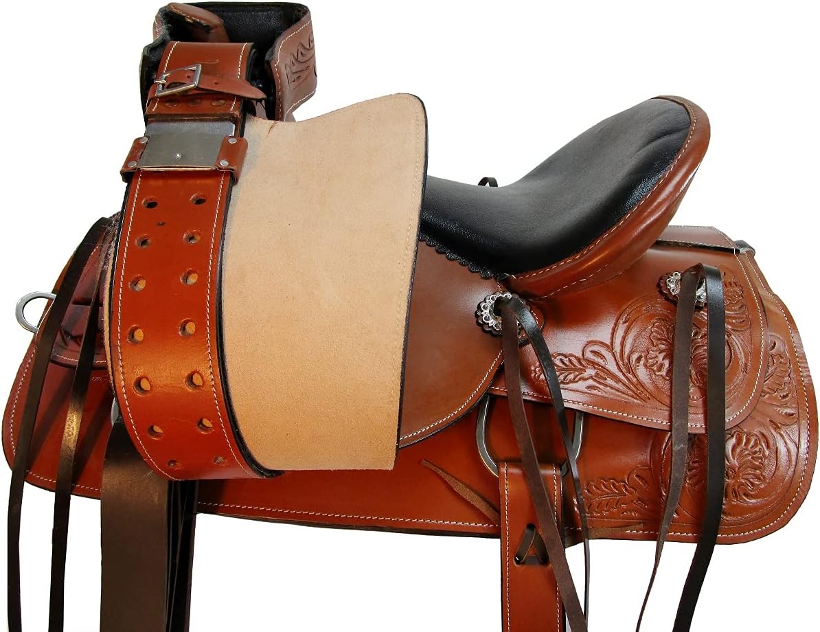 Arabian Horse Western Saddle 15 16 17 18 Pleasure Tooled Leather Trail Tack Set