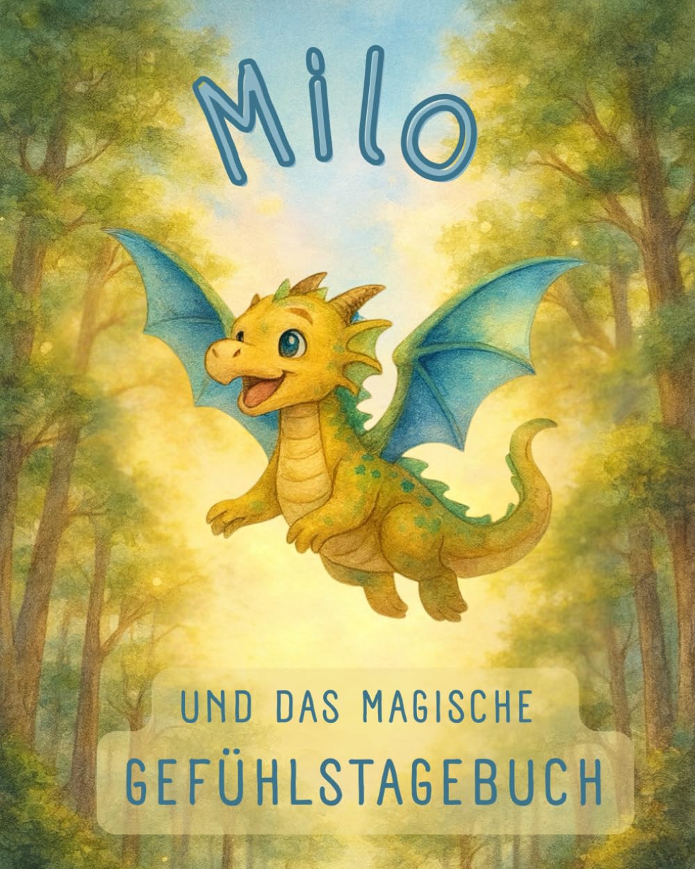Milo - Der kleine Drache und die Farben der Gefühle: ein magisches Gefühlstagebuch: Ein liebevolles Kinderbuch über Gefühle zum Vorlesen und Mitmachen für Kinder ab 3 Jahren