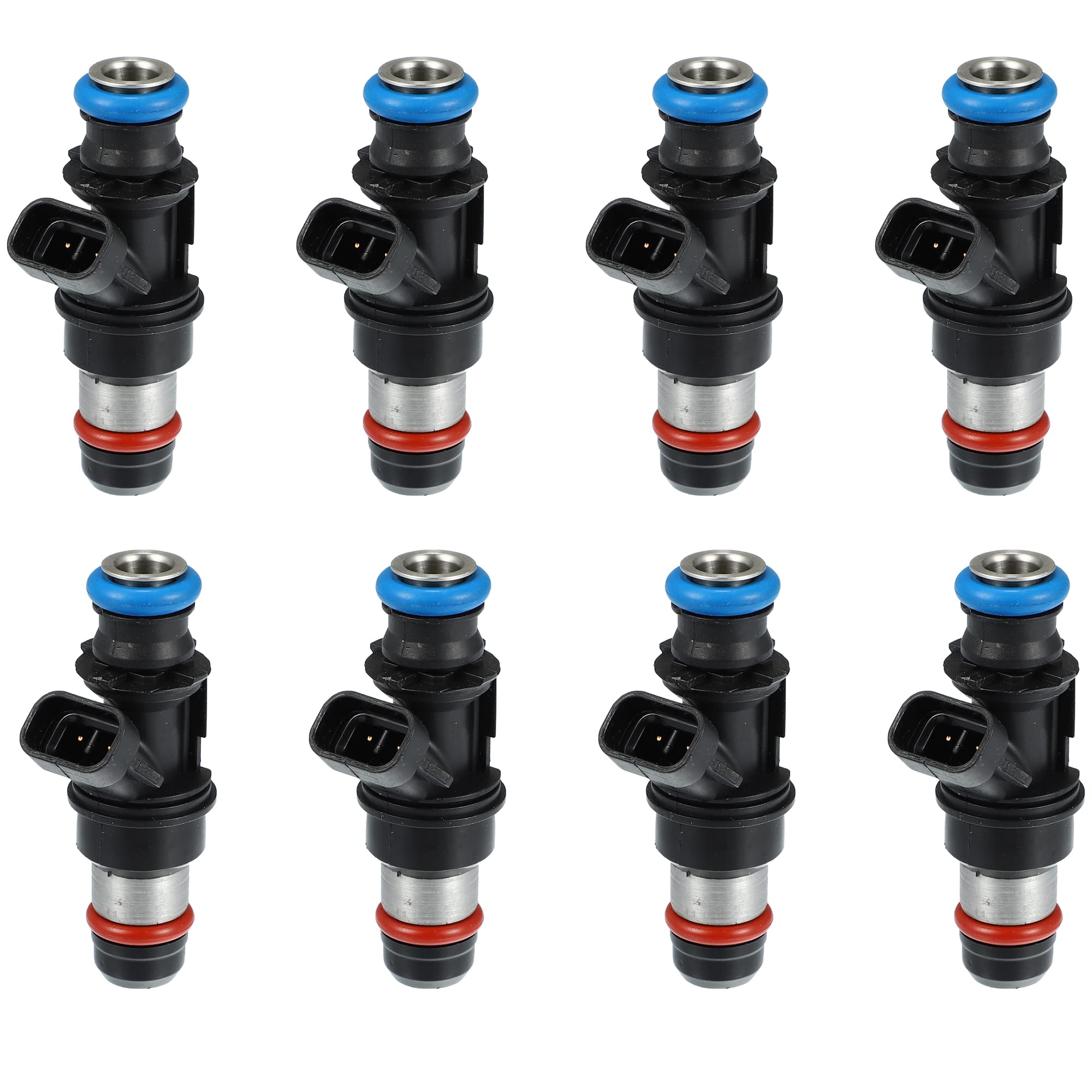 X AUTOHAUX 8pcs 25317628 17113698 Injecteur pour Chevy Silverado 1500 2500 3500 Essence Buse Carburant Remplacement