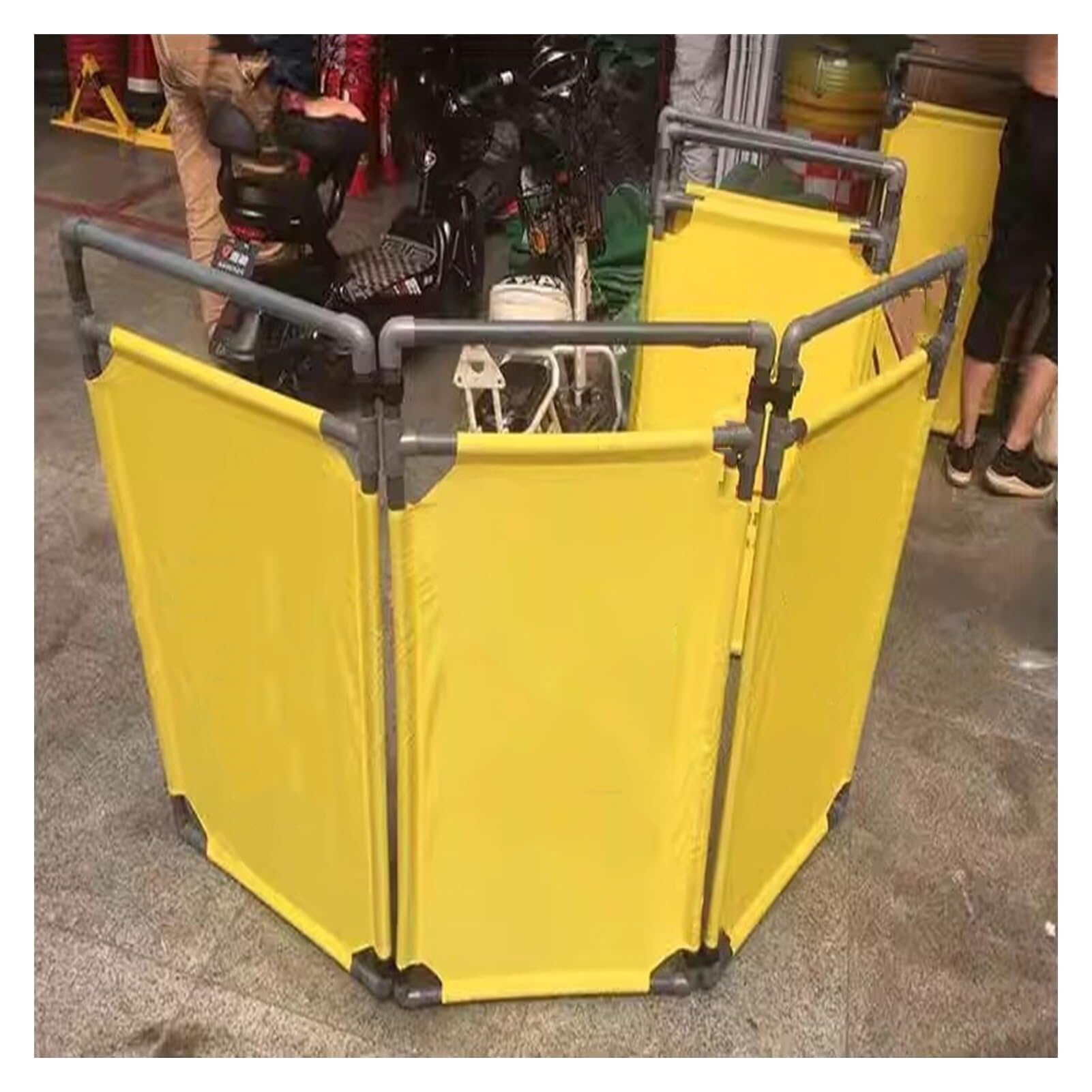 Puerta de Barrera de Barricada de Seguridad de 3 Paneles