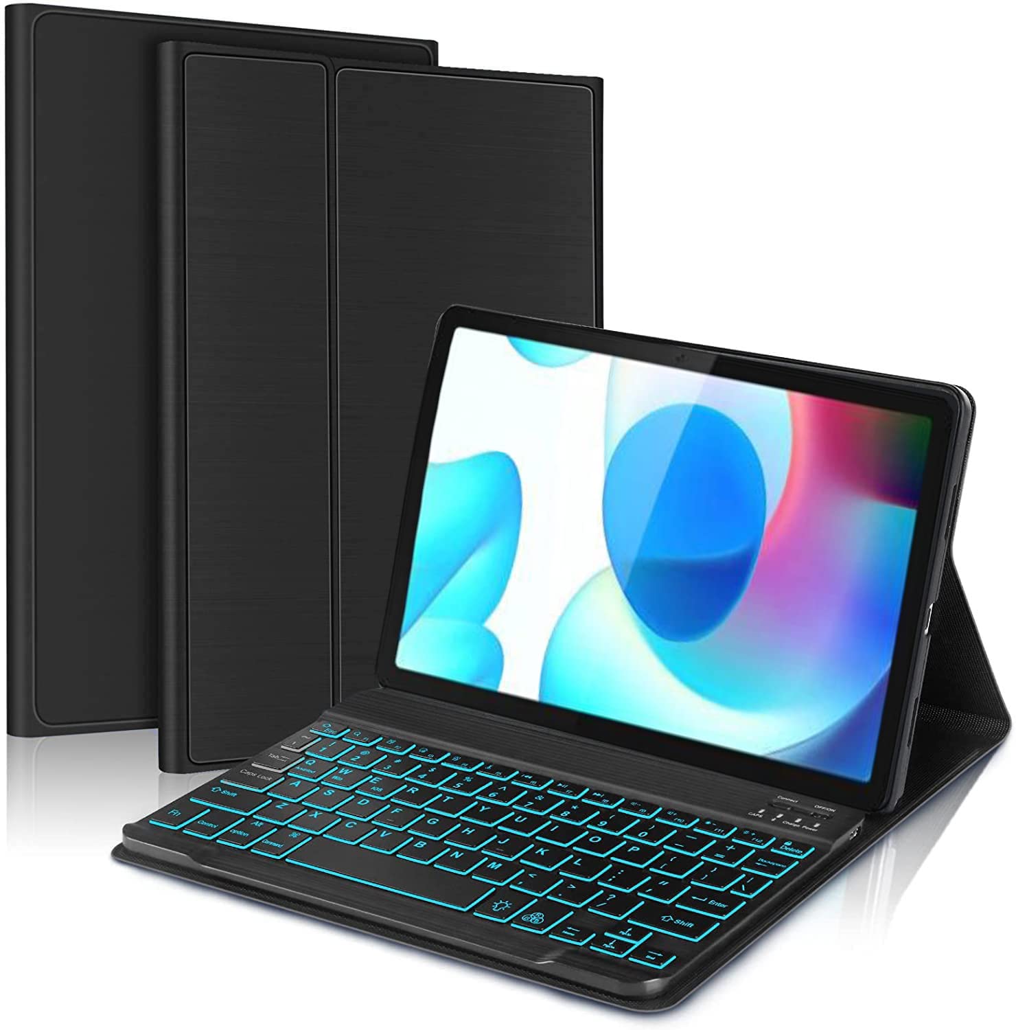 ProElite Keyboard case for Realme Pad 10.4 inch, Magnetic Detachable Wireless Bluetooth Keyboard Built-in 7-Colors Backlit, Black (B0BC46PNHJ) Amazon Price History, Amazon Price Tracker