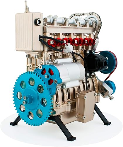 Miniatura 8 de DjuiinoStar Kit de montaje del modelo del motor del vehículo (más de 350 piezas, 3 horas de tiempo de montaje), modelo de funcionamiento del motor