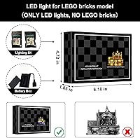 Vista 12 de Vaodest Luz LED para Lego 76422 Diagon Alley: Weasleys' Wizard Wheezes Set, diseño y configuración compatible con el modelo 76422