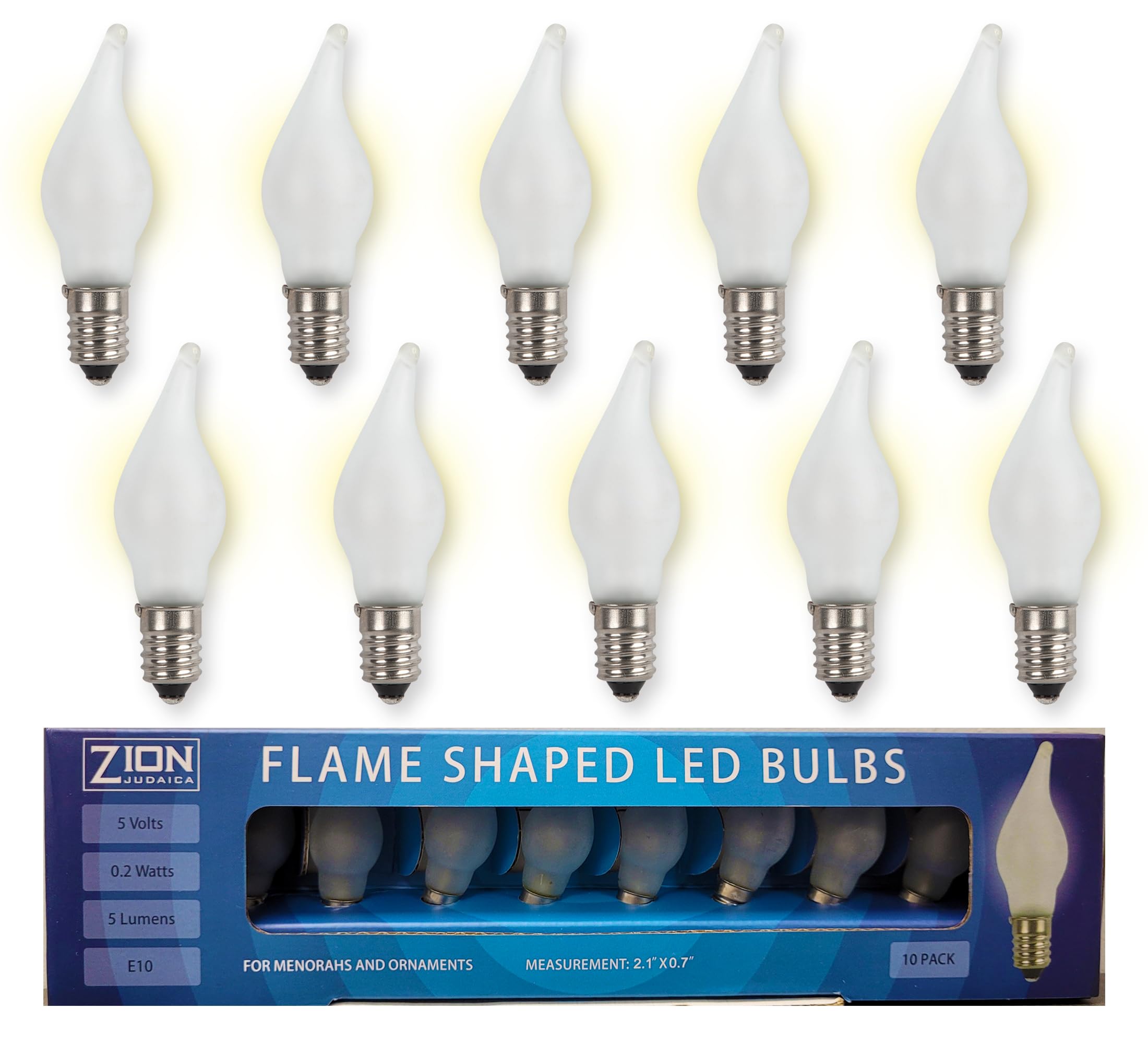 Amazon.com: Zion Judaica Hanukkah Menorah Replacement LED Bulbs